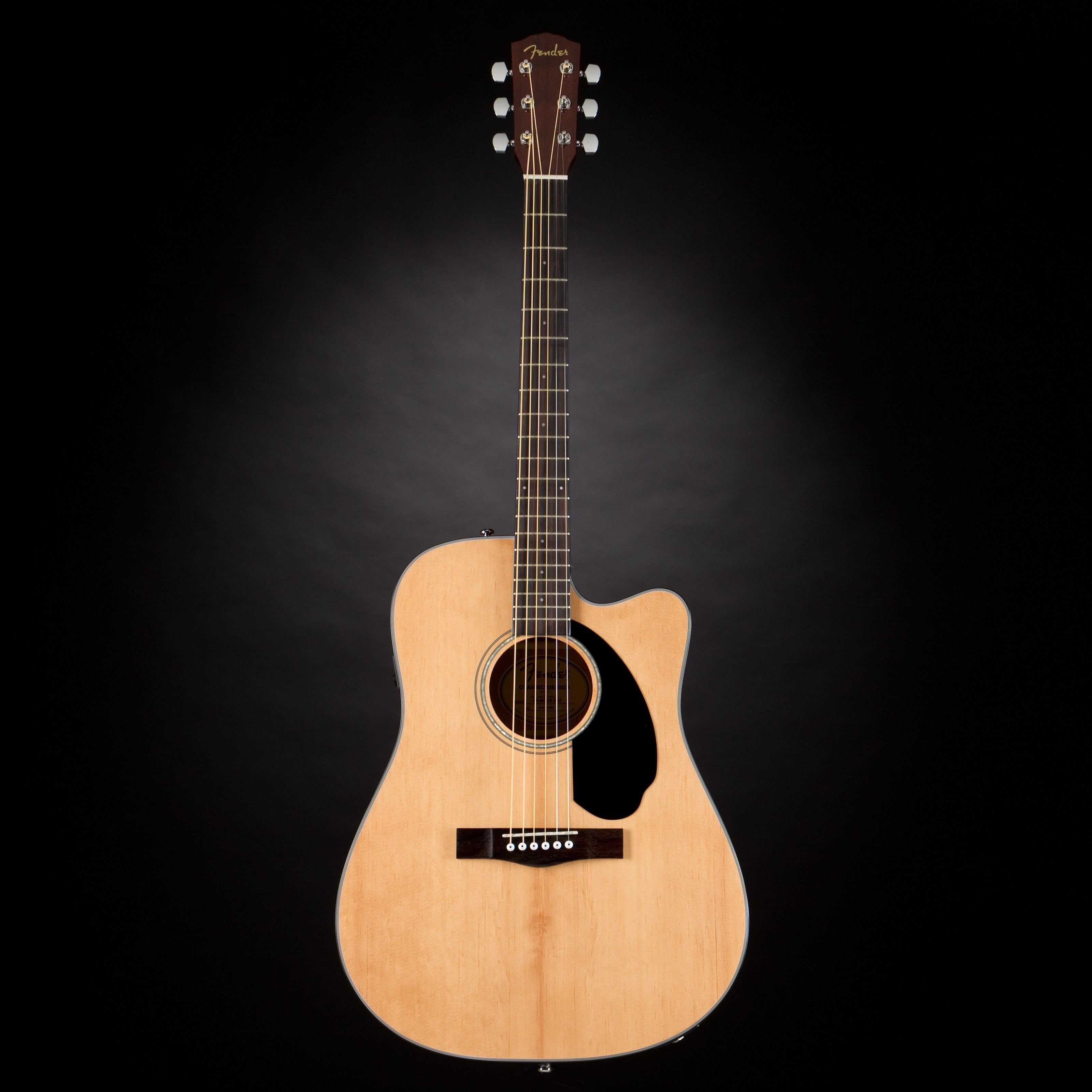 Fender Westerngitarre, Westerngitarren, Dreadnought Gitarren, CD-60SCE Natural - Westerngitarre
