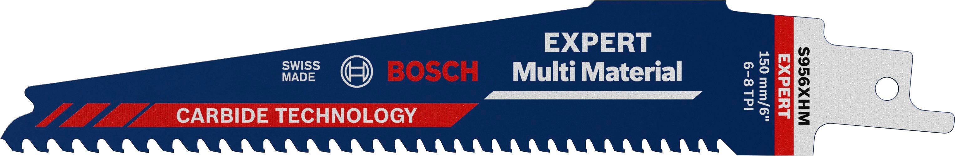 Bosch Professional Säbelsägeblatt Material-956 EXPERT XHM (1-St) Multi