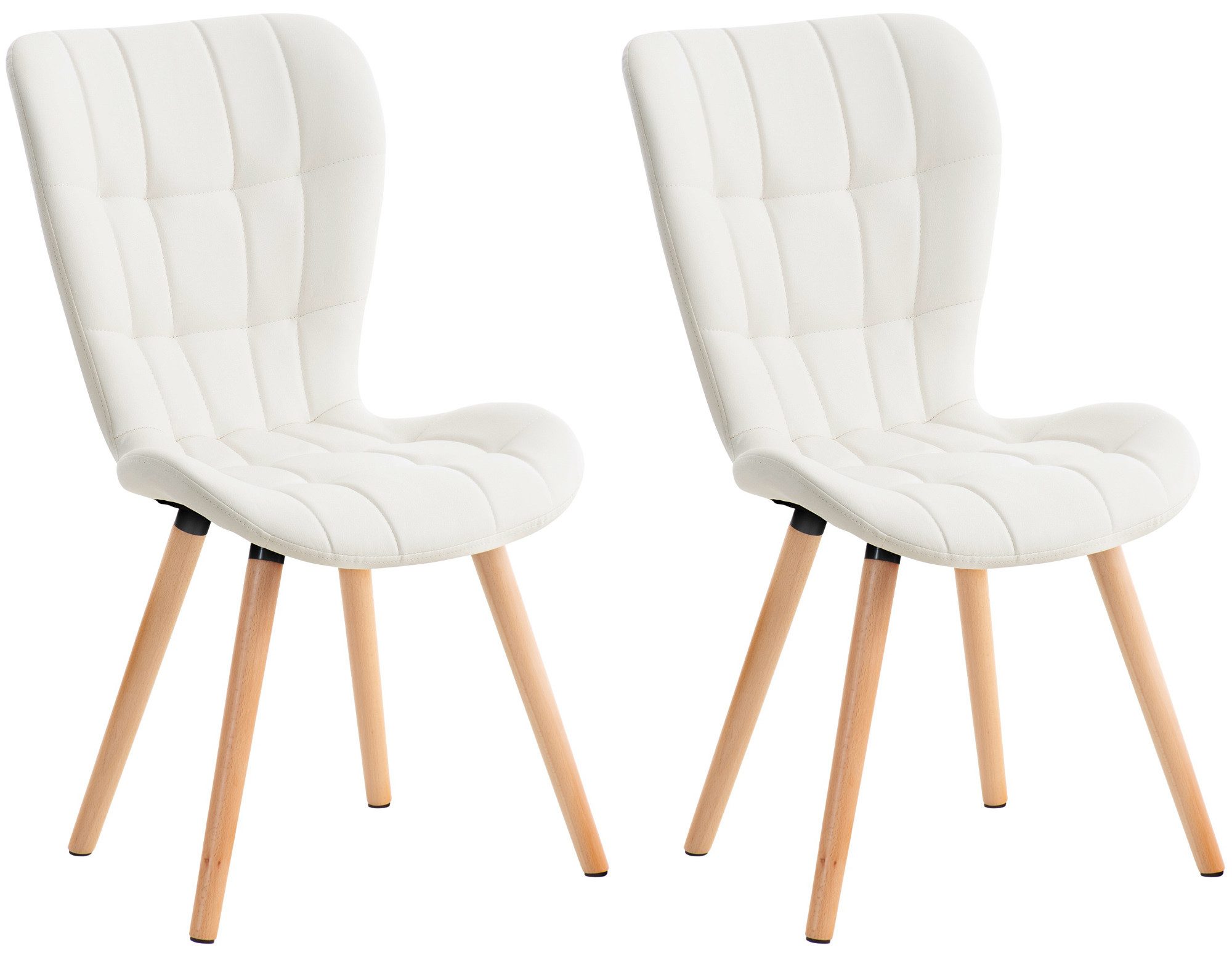 CLP Esszimmerstuhl Elda (2er Set), Samt, günstig online kaufen
