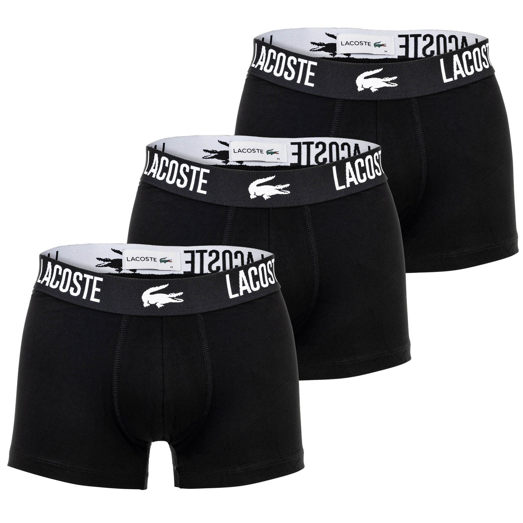 Lacoste Boxer Herren Boxershort 3er Pack Baumwolle (Packung, 3er Pack)