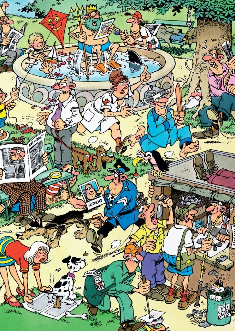 Jan van Haasteren Пазлы Jumbo 19023 Jan van Haasteren Spaß im Park 150 Teile Пазлы, 150 Пазлыteile