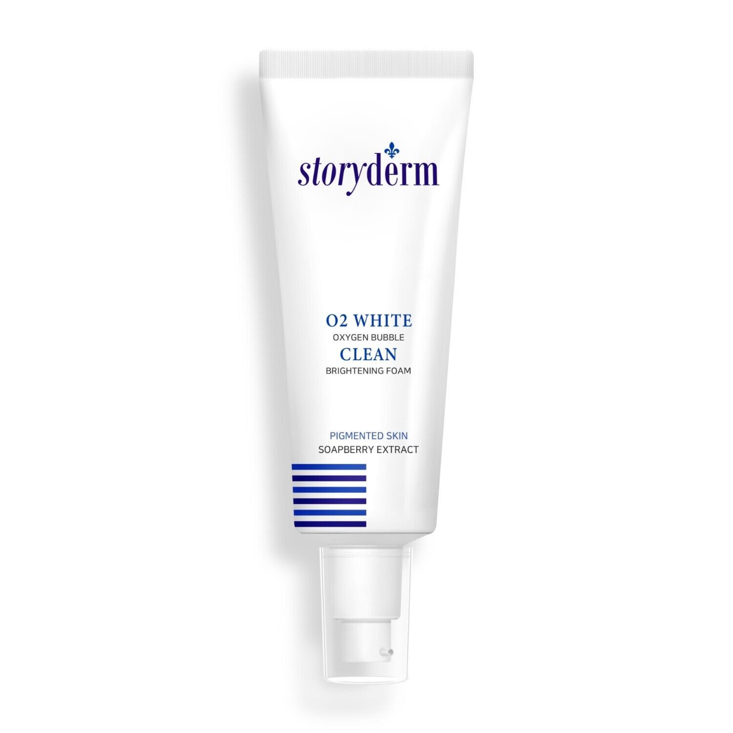 Gesichts-Reinigungsschaum Aufhellendes Reinigung Make-up-Entferner O2 White Clean Storyderm