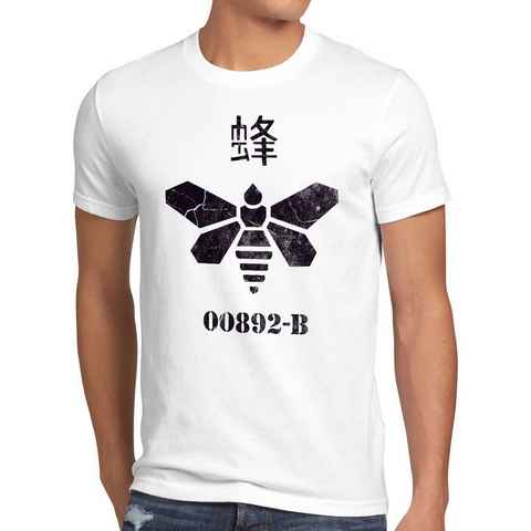 style3 Print-Shirt Herren T-Shirt Golden Moth Chemical breaking walter chemie bad biene heisenberg