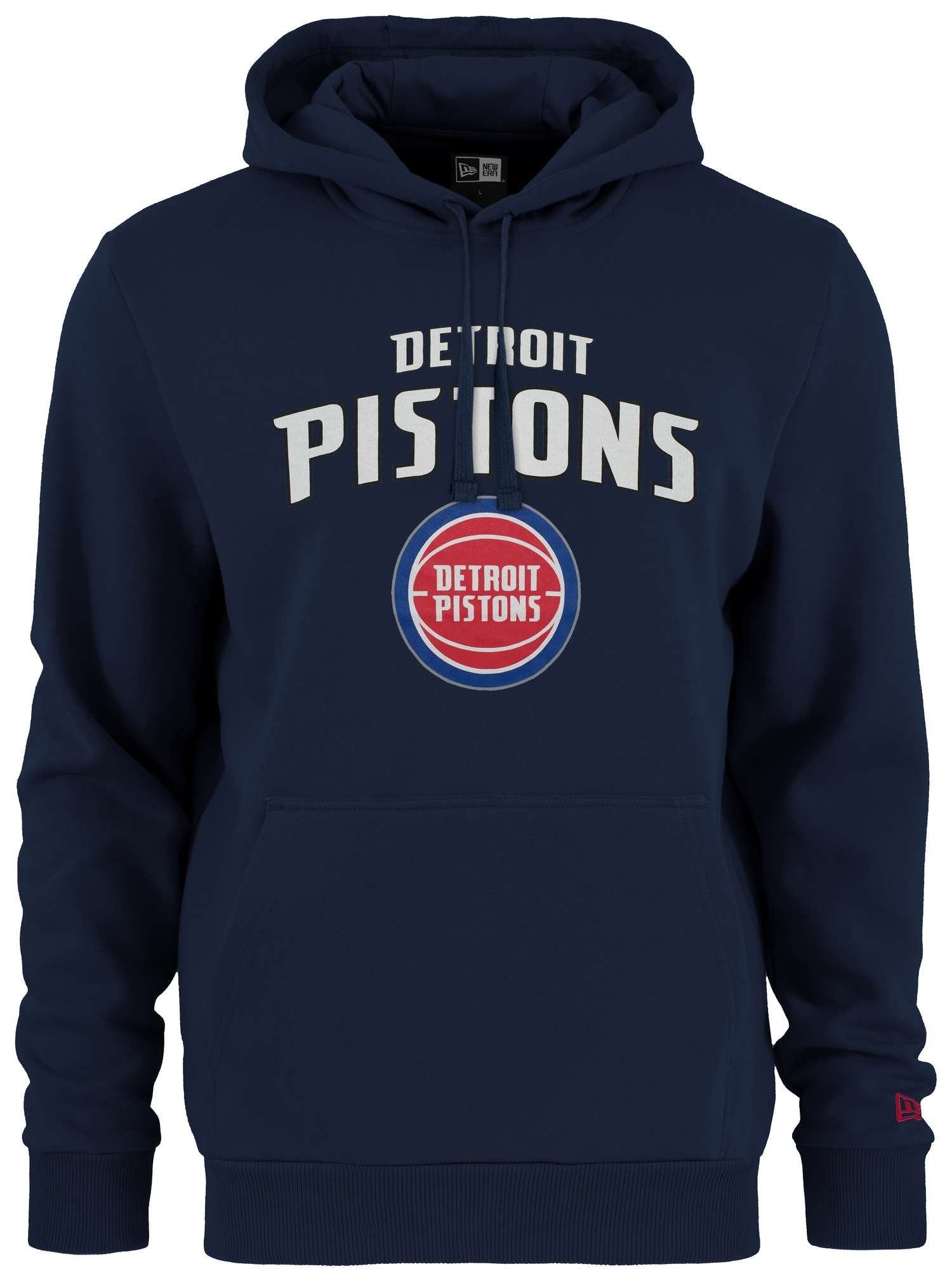 New Era Hoodie Team NBA Logo Detroit Pistons