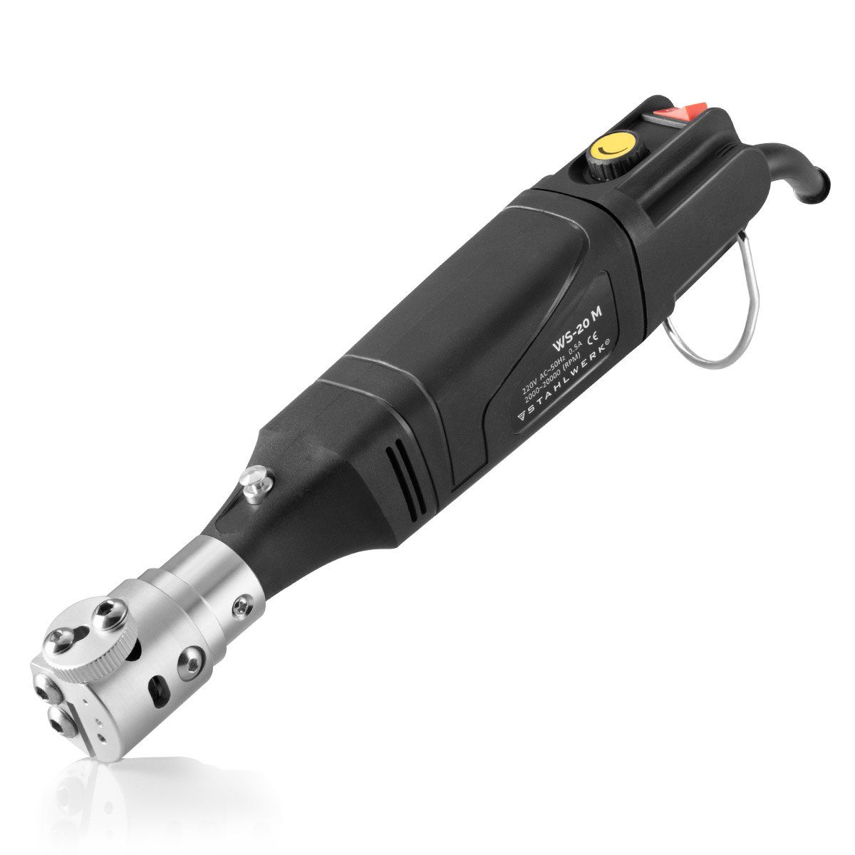 STAHLWERK Handschleifer Wolframschleifgerät WS-20M für WIG Schweißlektrode, max. 20000 U/min, (Packung, 1 tlg), inkl. 3 Innensechskantschlüssel