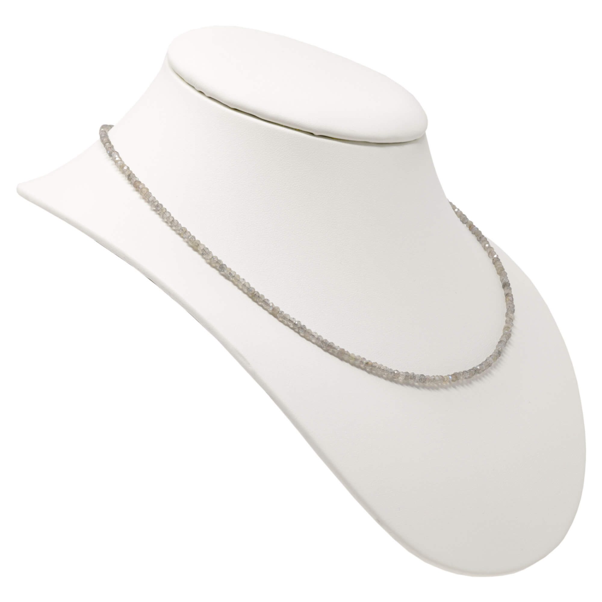 Schmuck Krone Collier Halskette aus Labradorit facettiert Ø 3mm, Silber 925 günstig online kaufen