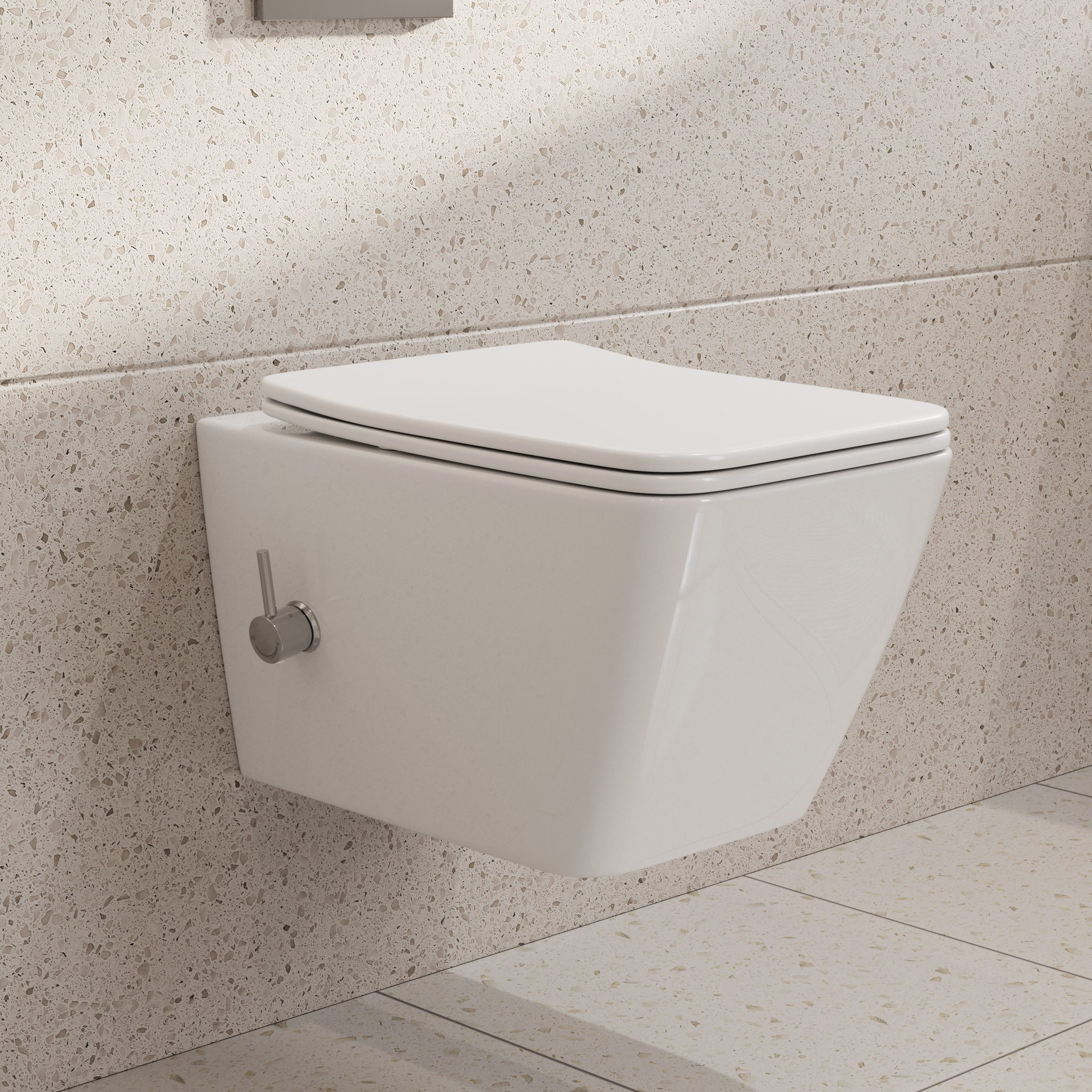 HOROW Dusch-WC Taharet -WC mit Softclose Toilettensitz, spülrandlose Toilet günstig online kaufen