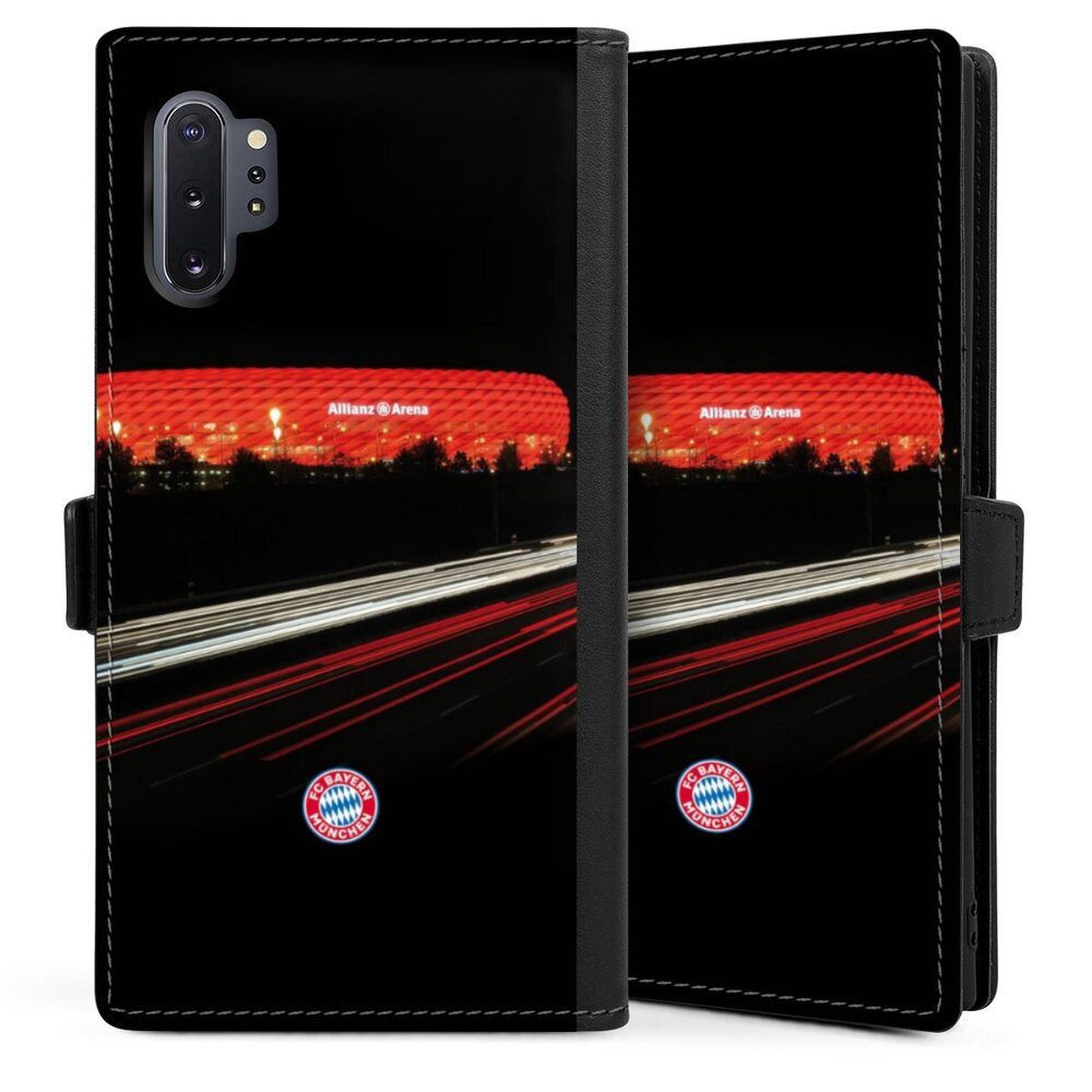 DeinDesign Handyhülle FC Bayern München FCB Stadion FC Bayern München Allianz Arena, Samsung Galaxy Note 10 Plus Hülle Handy Flip Case Wallet Cover