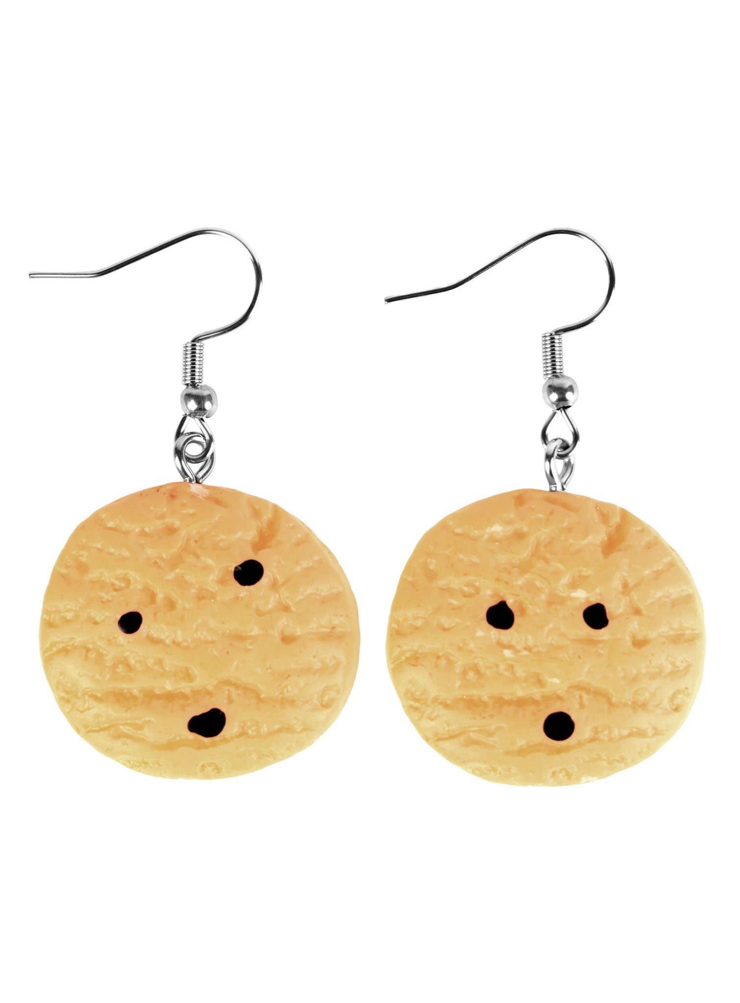 Maskworld Paar Ohrhaken Cookie Ohrringe, Cookies erlauben? Bei diesen Ohrringen auf jeden Fall ein klares Ja!
