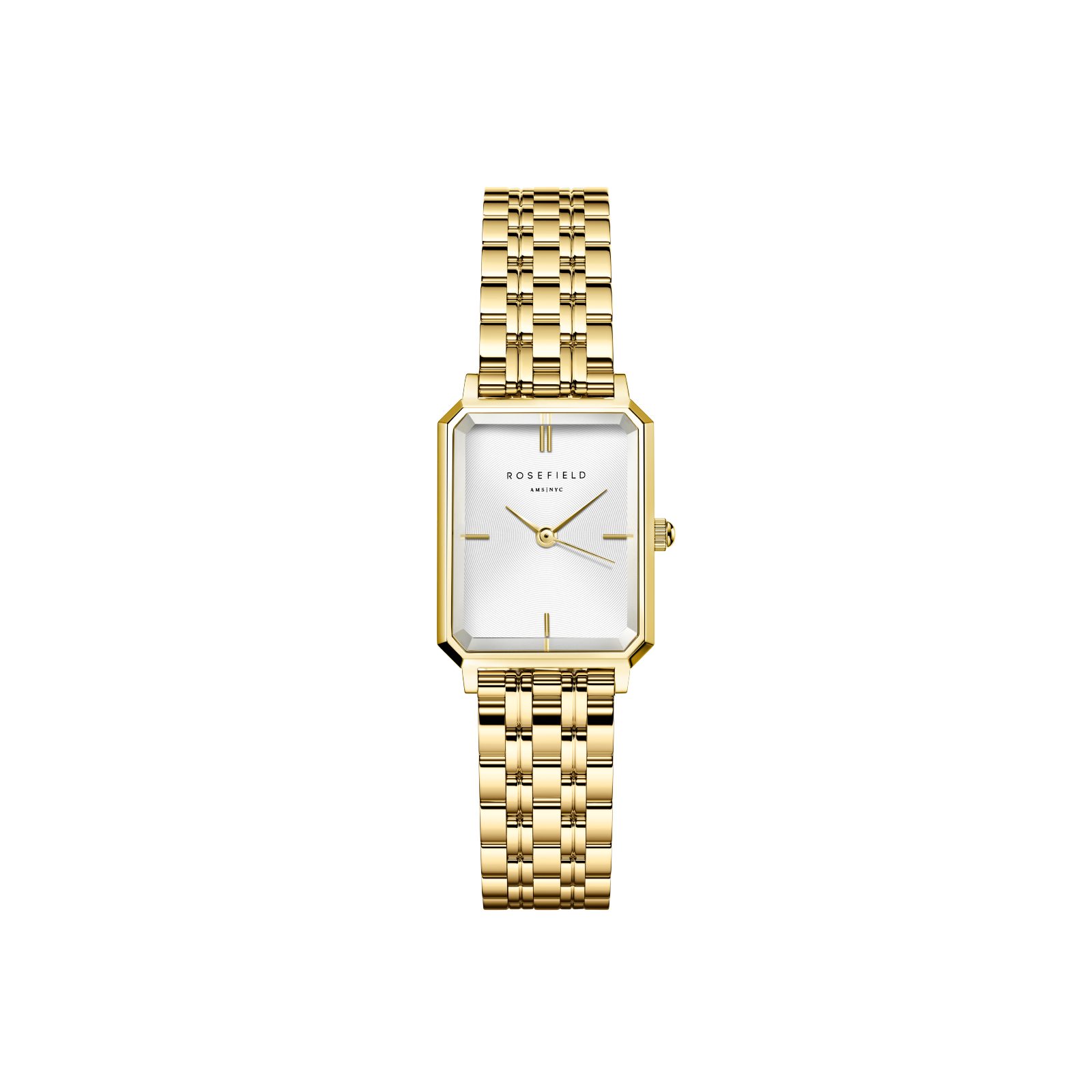 Quarzuhr ROSEFIELD Damenuhr Octagon XS 24mm Goldfarben