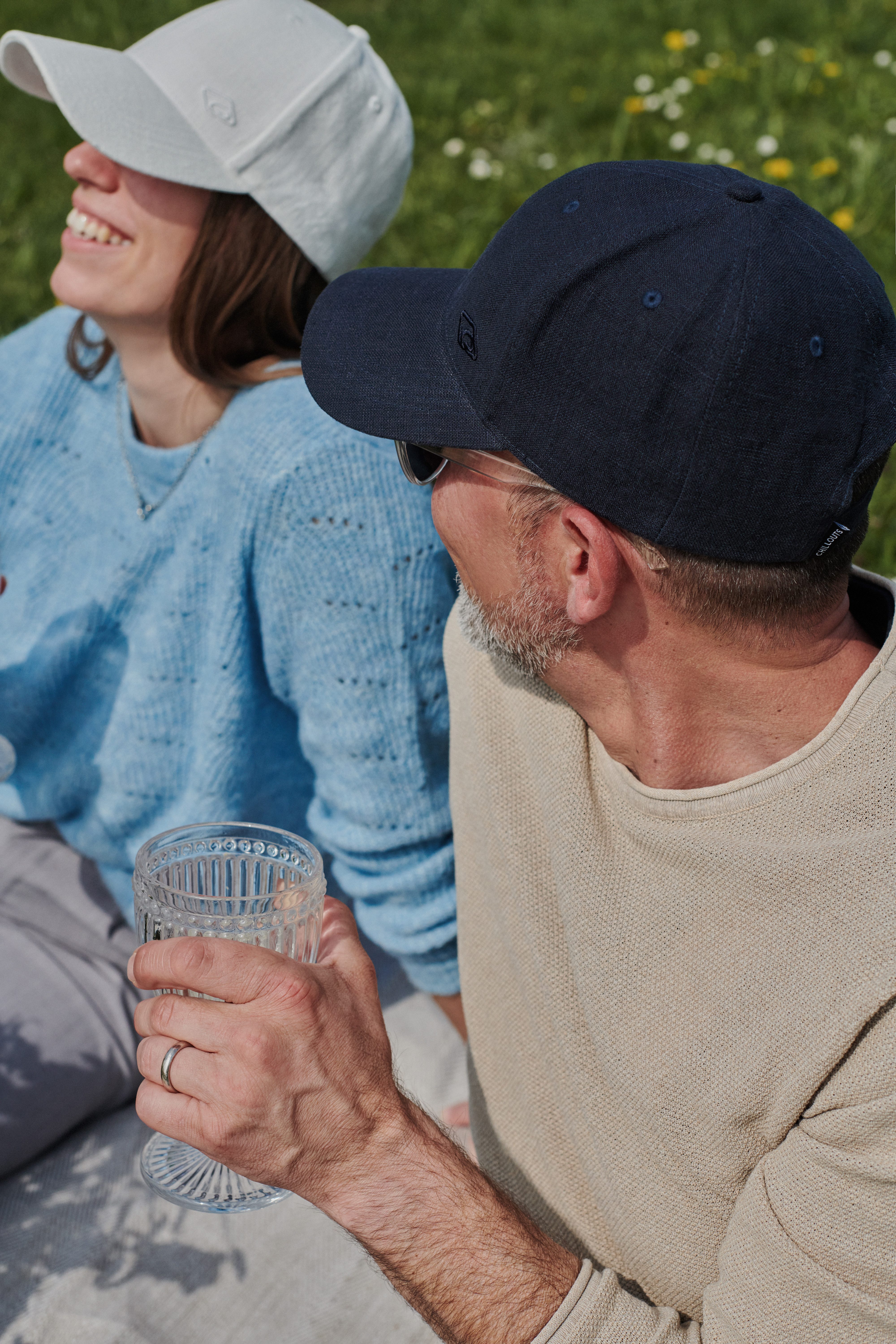 chillouts Baseball Cap Merlot Hat Stylische Baseball-Cap aus natürlichem Leinen