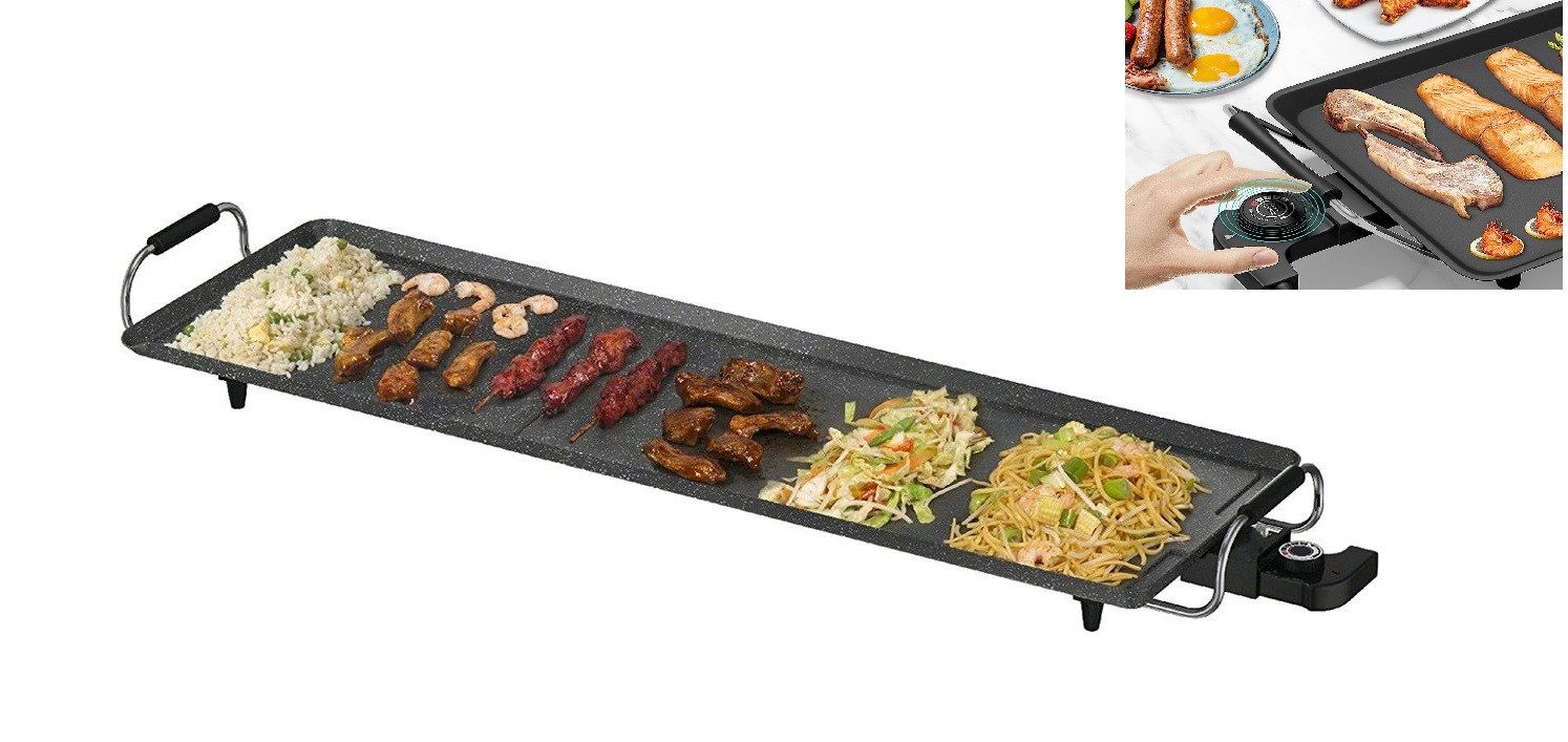 Royalty Line Tischgrill Teppanyaki Grill Tischgrill Elektrogrill XXL 1800W Royalty Line, 1800 W