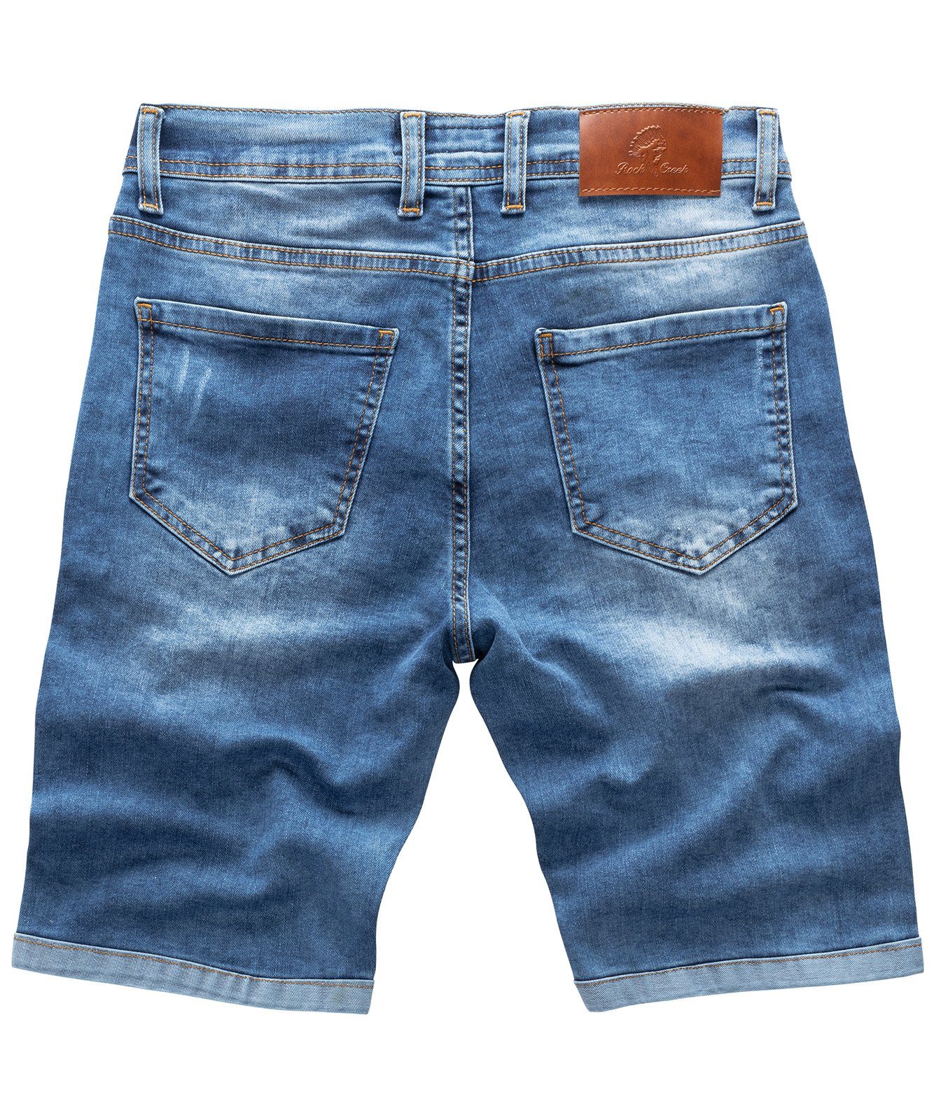Rock Creek Jeansshorts Herren Shorts Denim Blau RC-2201 günstig online kaufen