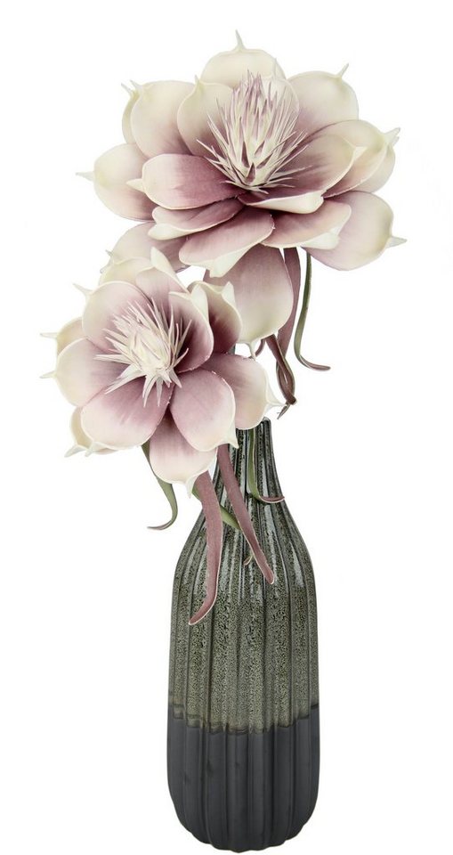 Kunstblume Magnolie, I.GE.A., Höhe 65 cm, In Keramikvase