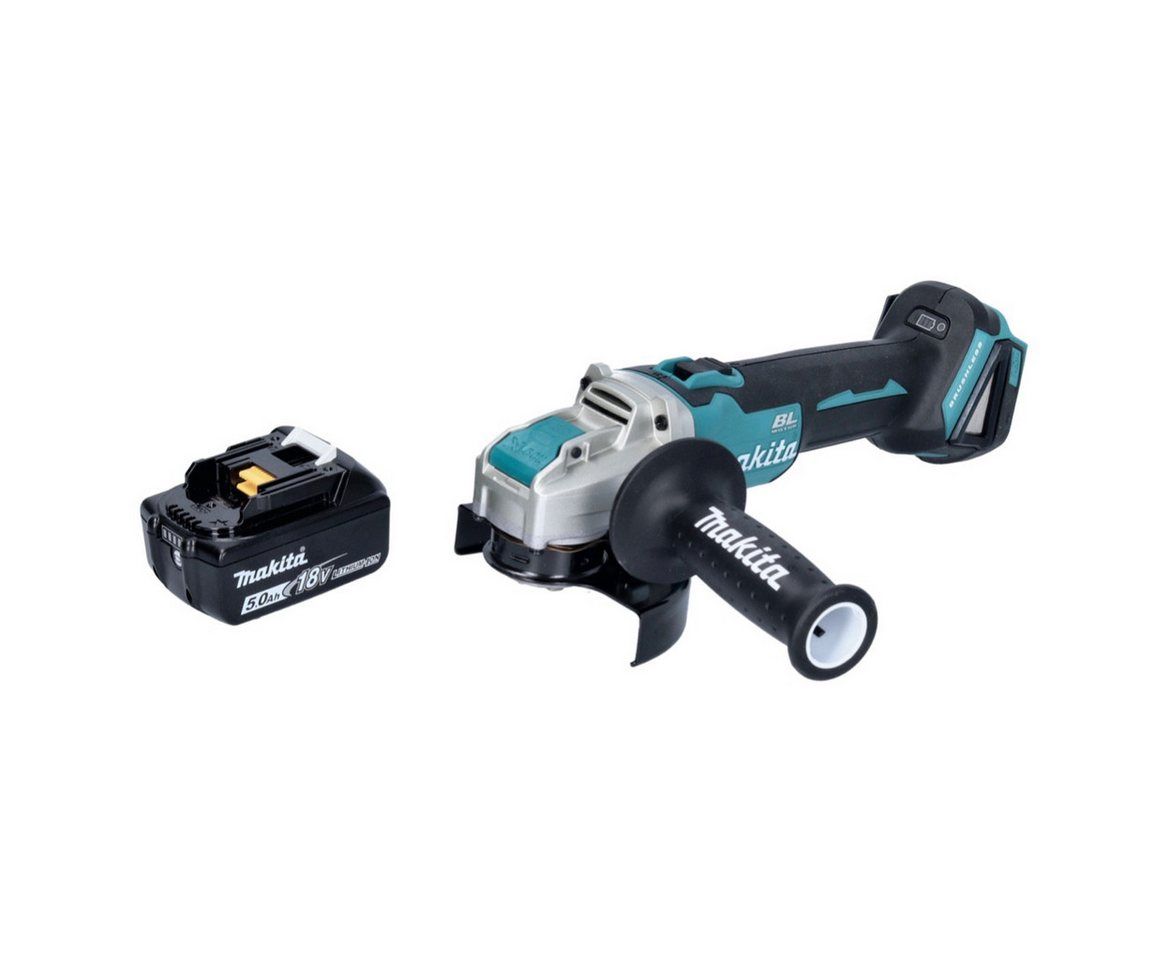 Thumbnail - Makita Winkelschleifer DGA 521 T1X1 Akku Winkelschleifer 18 V 125 mm X-LOCK Brushless + 1x A