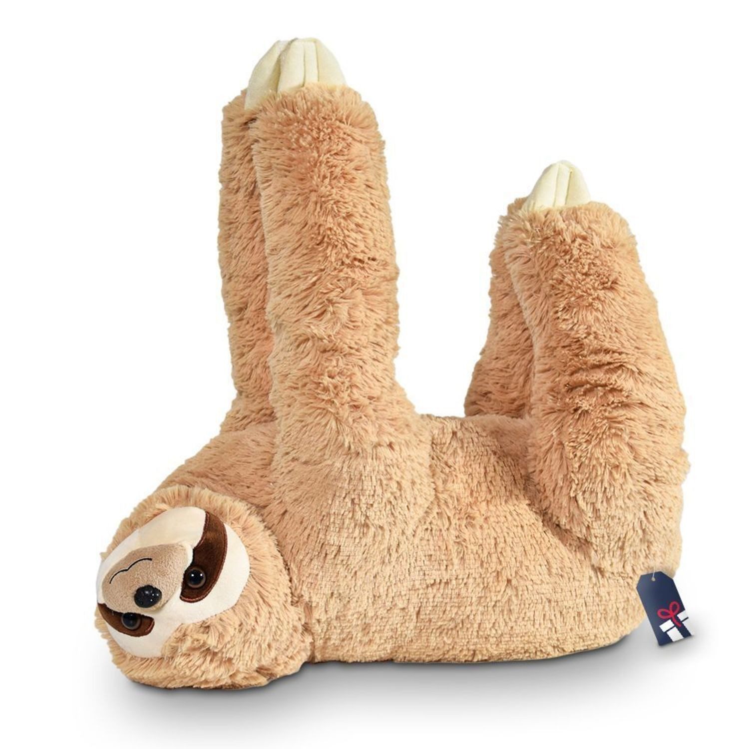 Mikamax Kuscheltier XXL Faultier Kuscheltier mit Klettverschlüssen