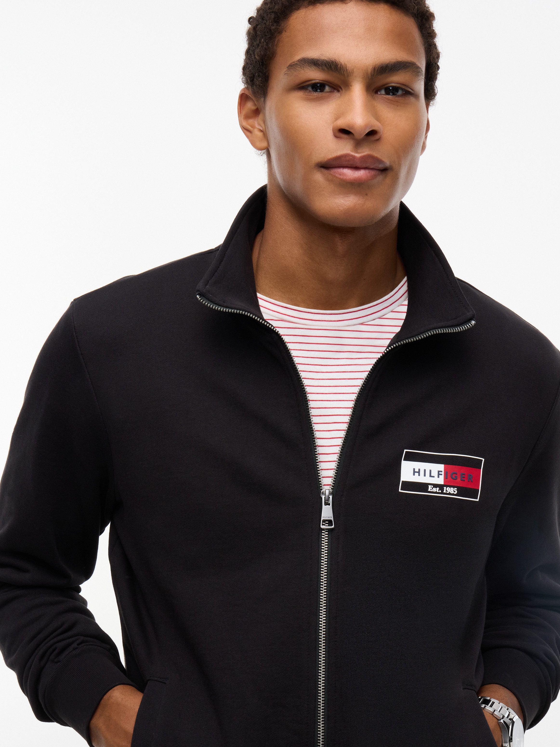 Tommy Hilfiger Sweatjacke BRAND LOVE SMALL FLAG REGULAR – Bild 3 von 5