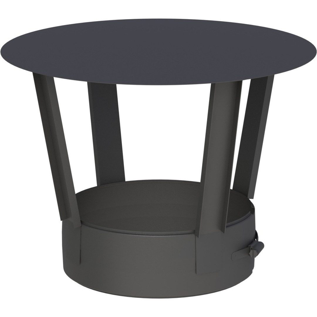 Jeremias Schornstein DW-Black Ø 130 mm Regenhaube, Ø 130 mm