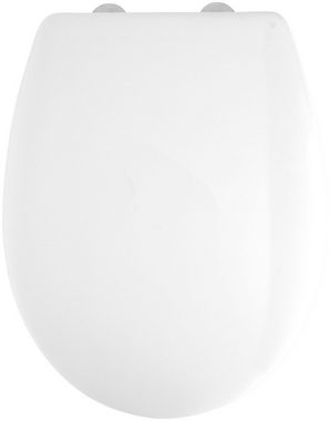 CORNAT WC-Sitz Flaches Design - Pflegeleichter Duroplast - Quick up & Clean Funktion, Absenkautomatik - Bequeme Montage von oben / Toilettensitz