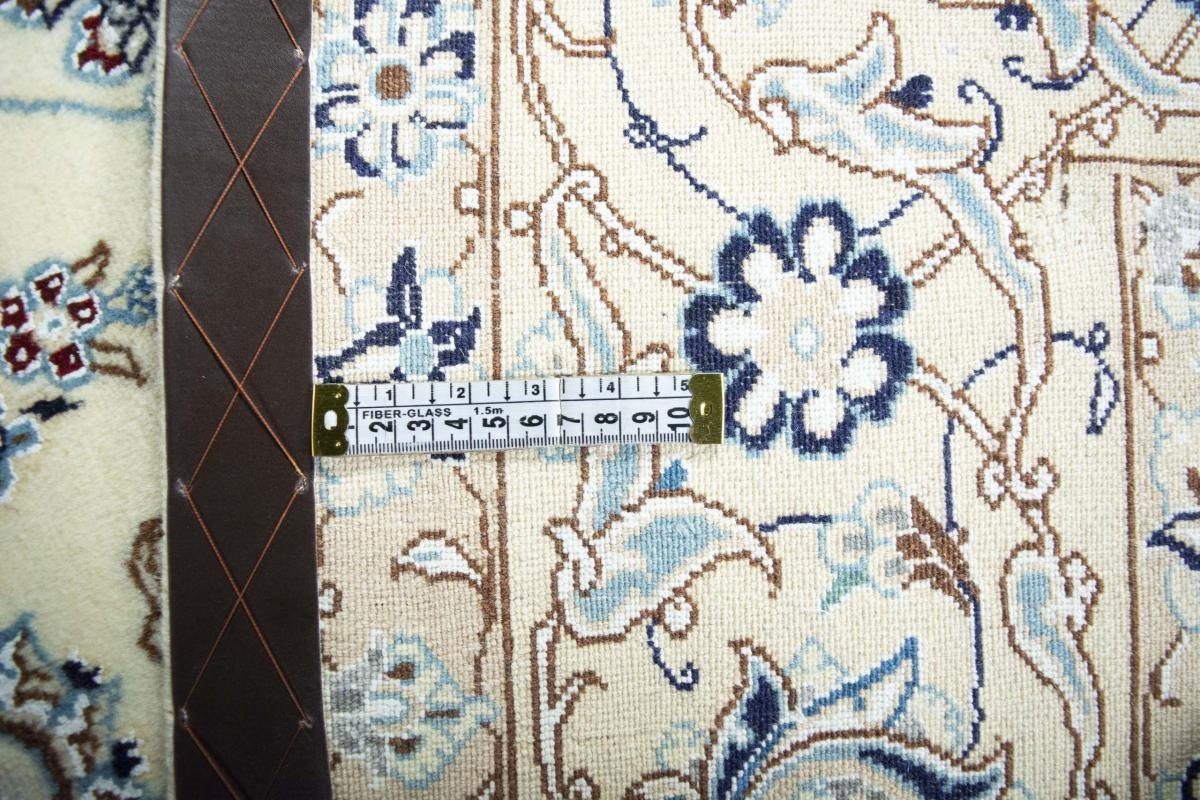 rechteckig, 8 mm Trading, Orientteppich Höhe: Orientteppich Nain Nain / 9La Handgeknüpfter Perserteppich, 199x301