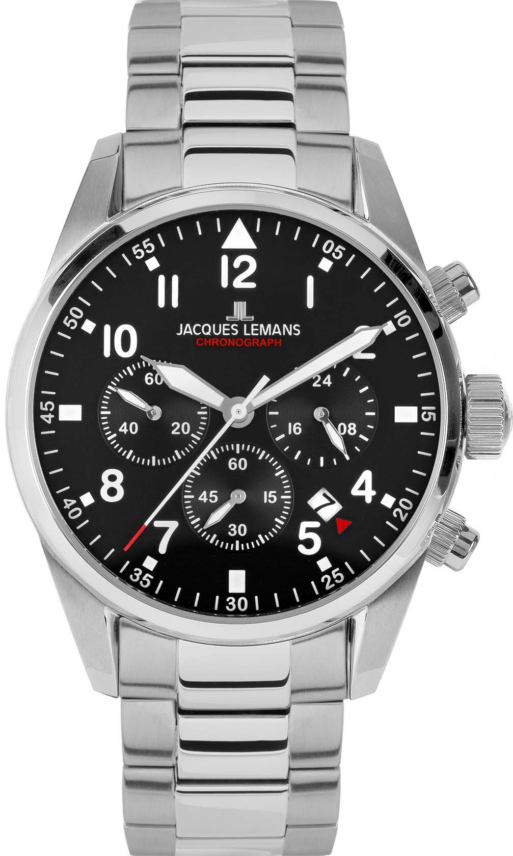 erstaunlicher Preis Barcelona, Jacques Chronograph 42-2C schwarz Lemans