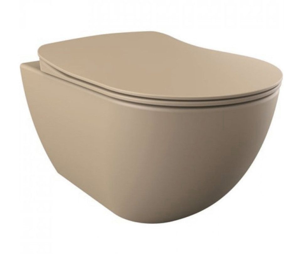 Creavit Tiefspül-WC FE322-00CM00E-0000, Hygienedusche, Kaltwasseranschluss, günstig online kaufen