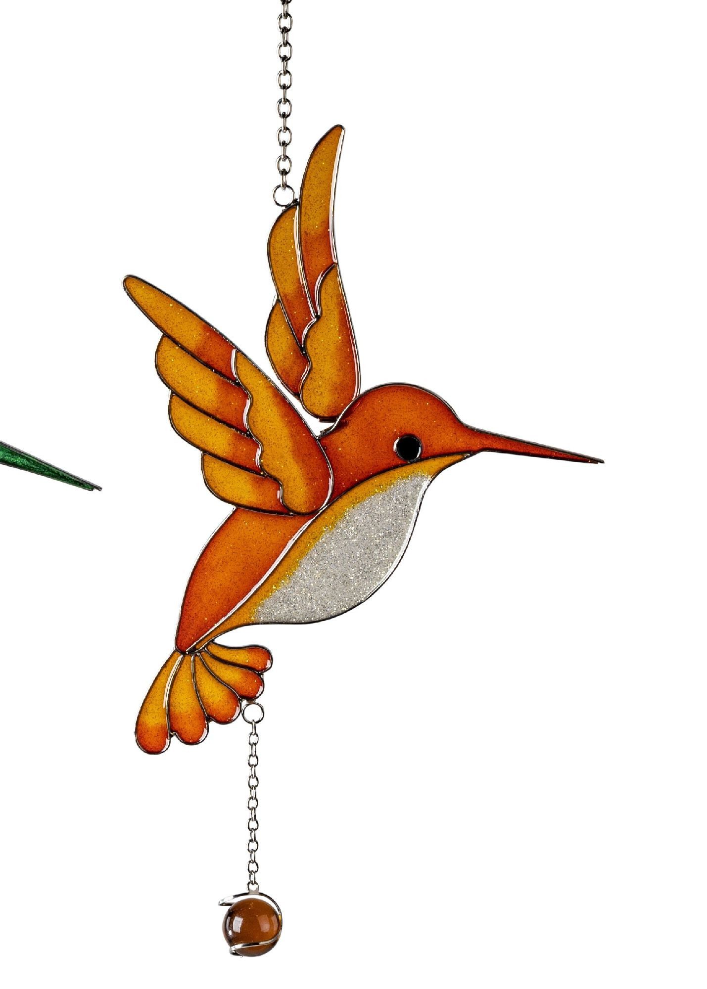 formano Hängedekoration Tiffany, Höhe: cm, Farbe: Orange, Motiv: Vogel