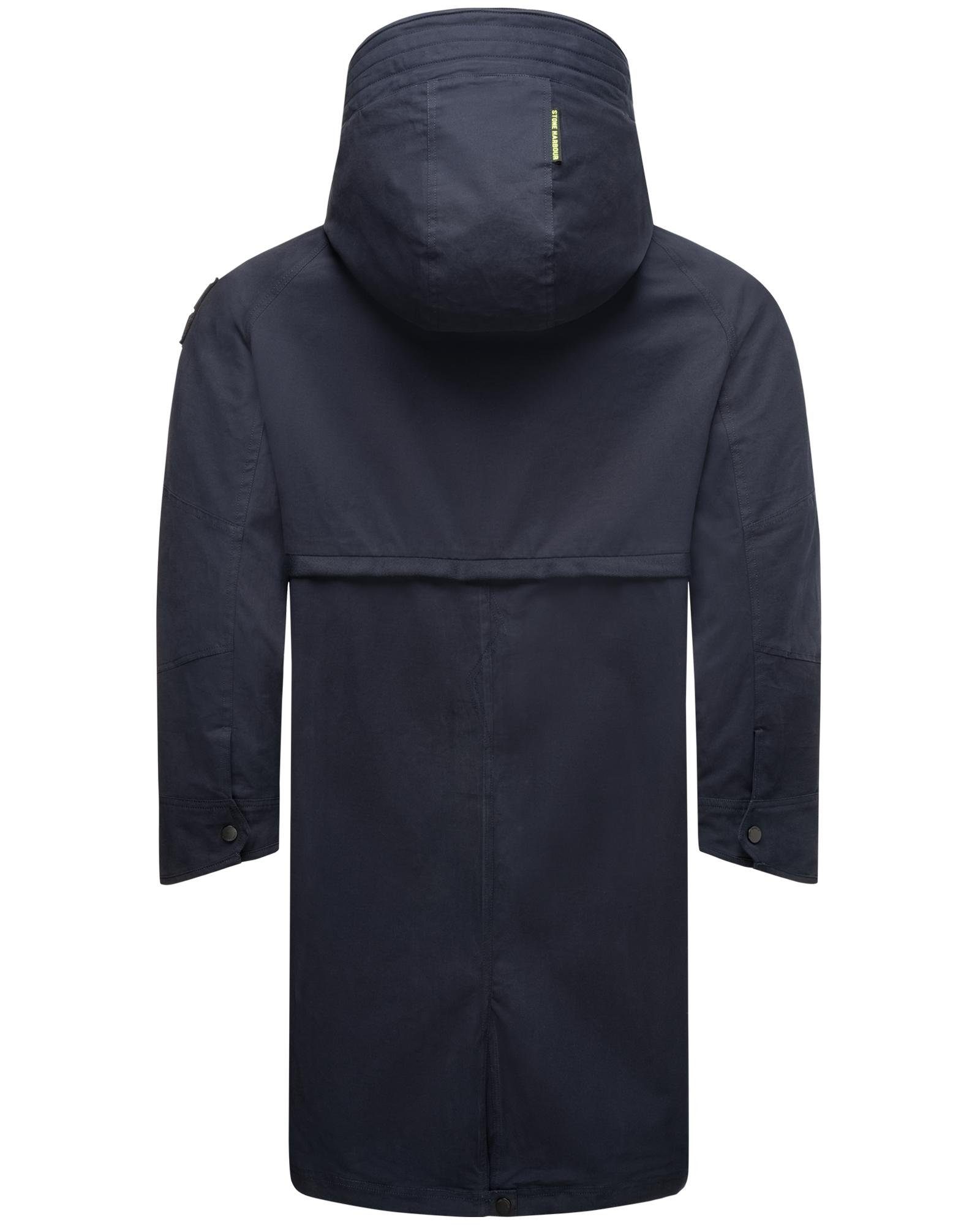 Stone Harbour Kurzmantel Yaroon Cooler Herren Übergangsmantel mit großer Kapuze