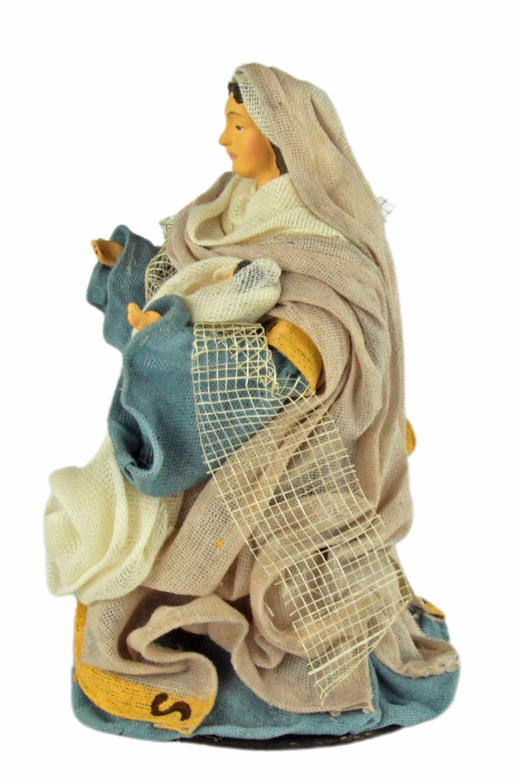 Krippenursel Krippenfigur Ankleidefiguren Heilige Familie 2-tlg), Krippenfiguren handbemalte CR ca. St., 20 (2 2-tlg., cm, 38264