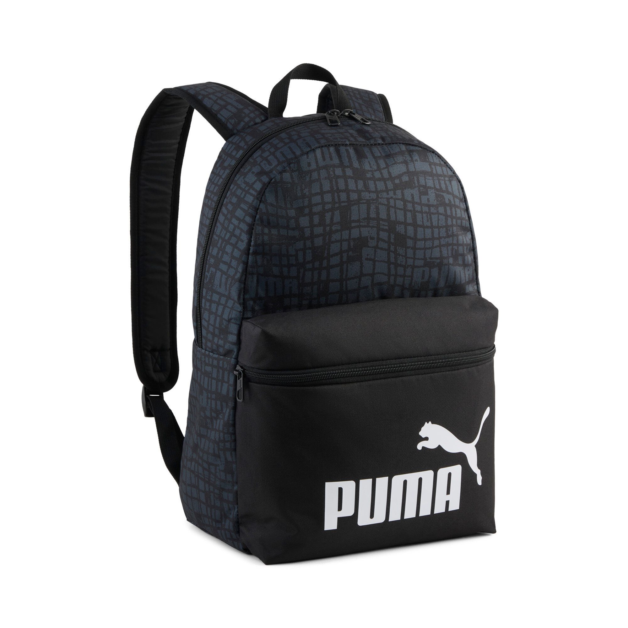 PUMA Rucksack PHASE AOP BACKPACK, mit geräumigem Hauptfach, mit vorderer Reißverschlusstasche