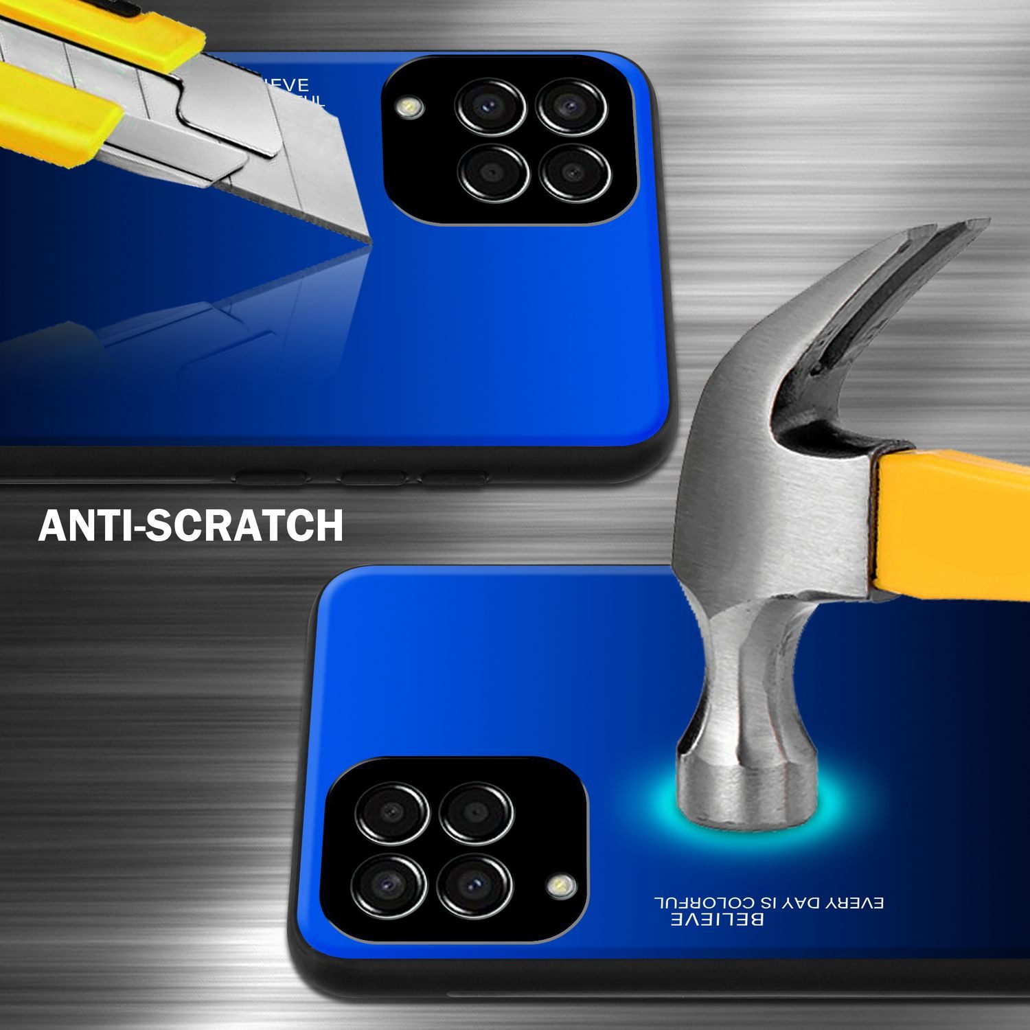 Cadorabo Handyhülle für Samsung Galaxy M33 5G Hülle Samsung Galaxy M33 5G, Robustes Hard Case - Handy Schutzhülle - Hülle - Back Cover Bumper