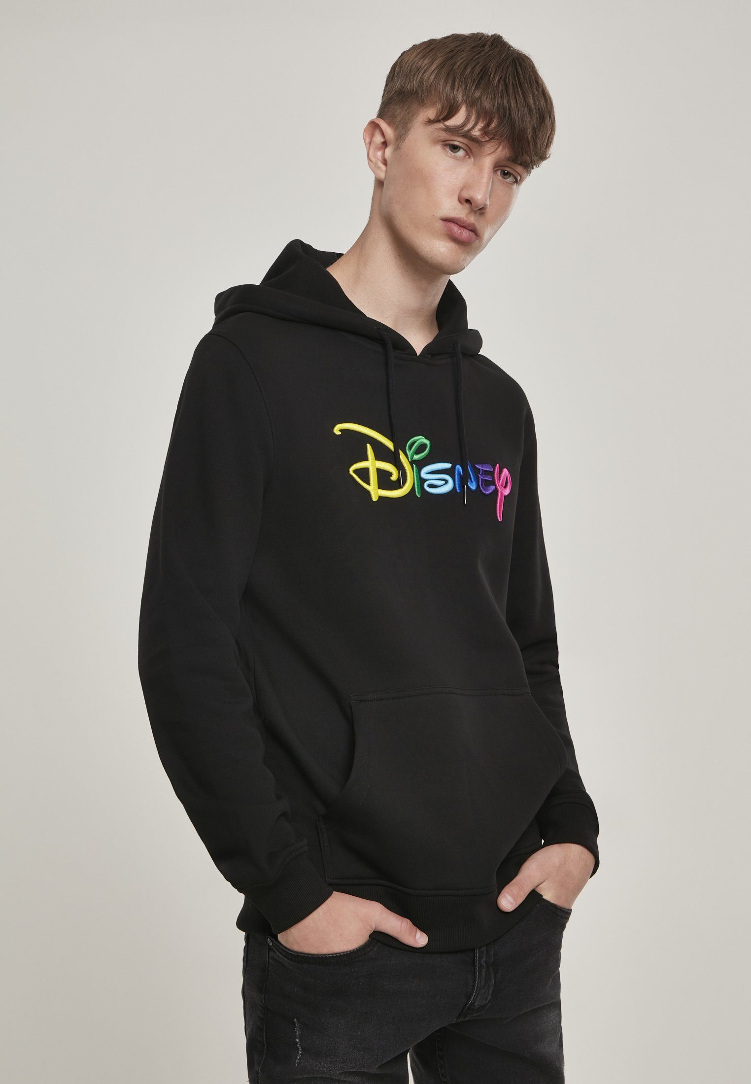 Merchcode Sweater Herren Disney Rainbow Logo EMB Hoody (1-tlg)
