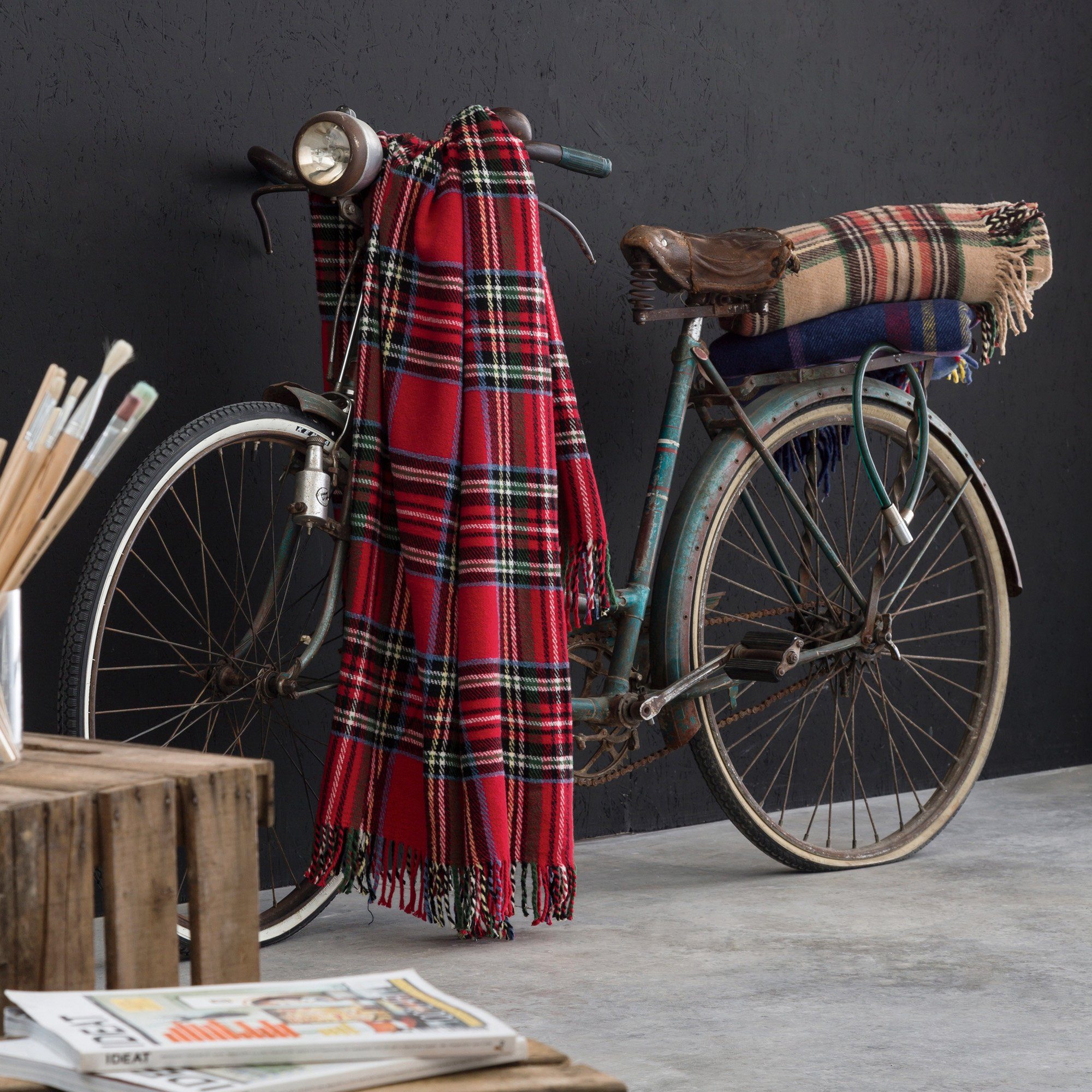 Plaid Plaid "Padua", Erwin Müller, Baumwollmischung Karo