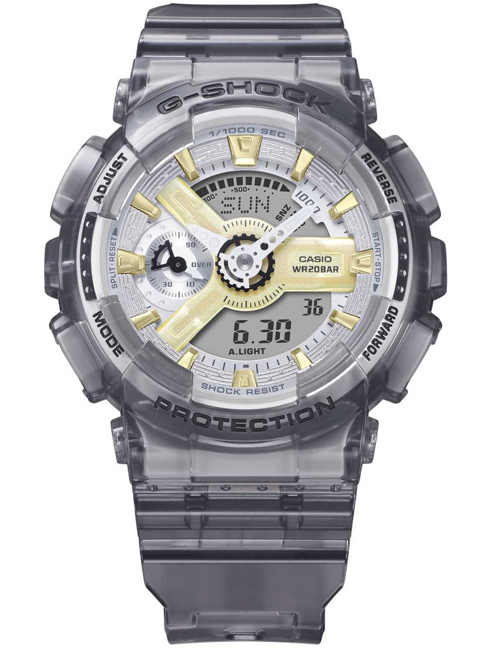 CASIO Quarzuhr Casio GMA-S110GS-8AER G-Shock Herrenuhr 43mm 20ATM Casio GMA-S110GS-8AER G-Shock Herrenuhr 43mm 20ATM