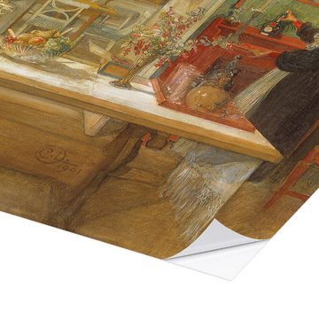 Posterlounge Wandfolie Carl Larsson, Immer bereit für ein Spiel, Malerei