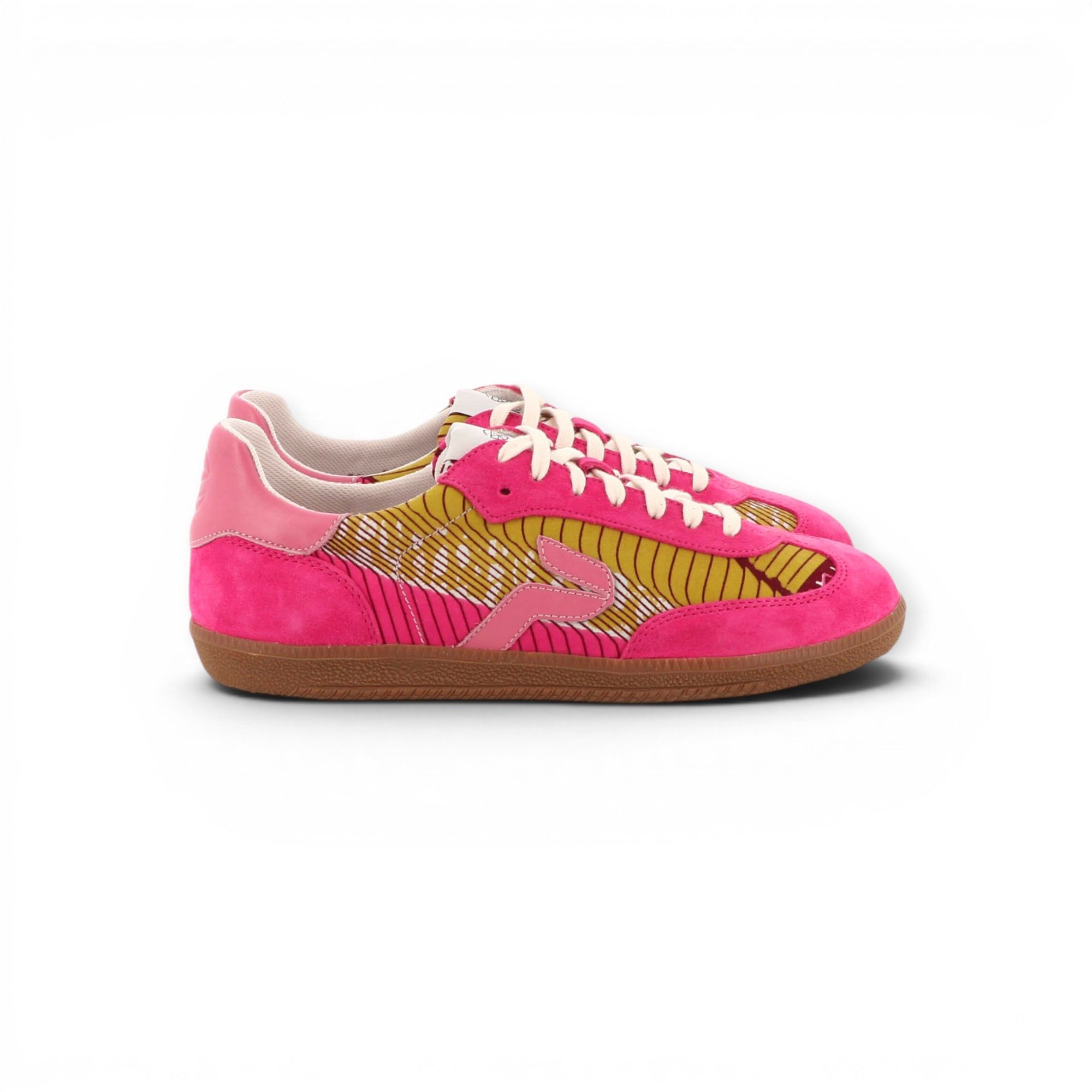 Panafrica Sahara Fuchsia pink/gelb Damen Sneaker