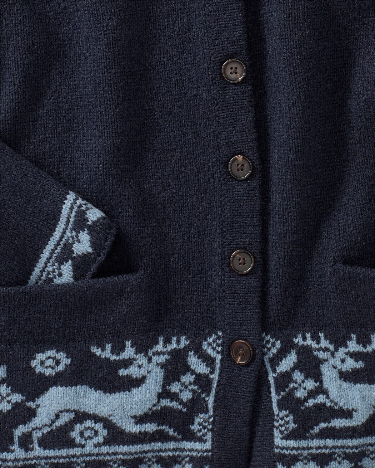 Luis Steindl Strickjacke Strickjacke mit Jacquard-Muster