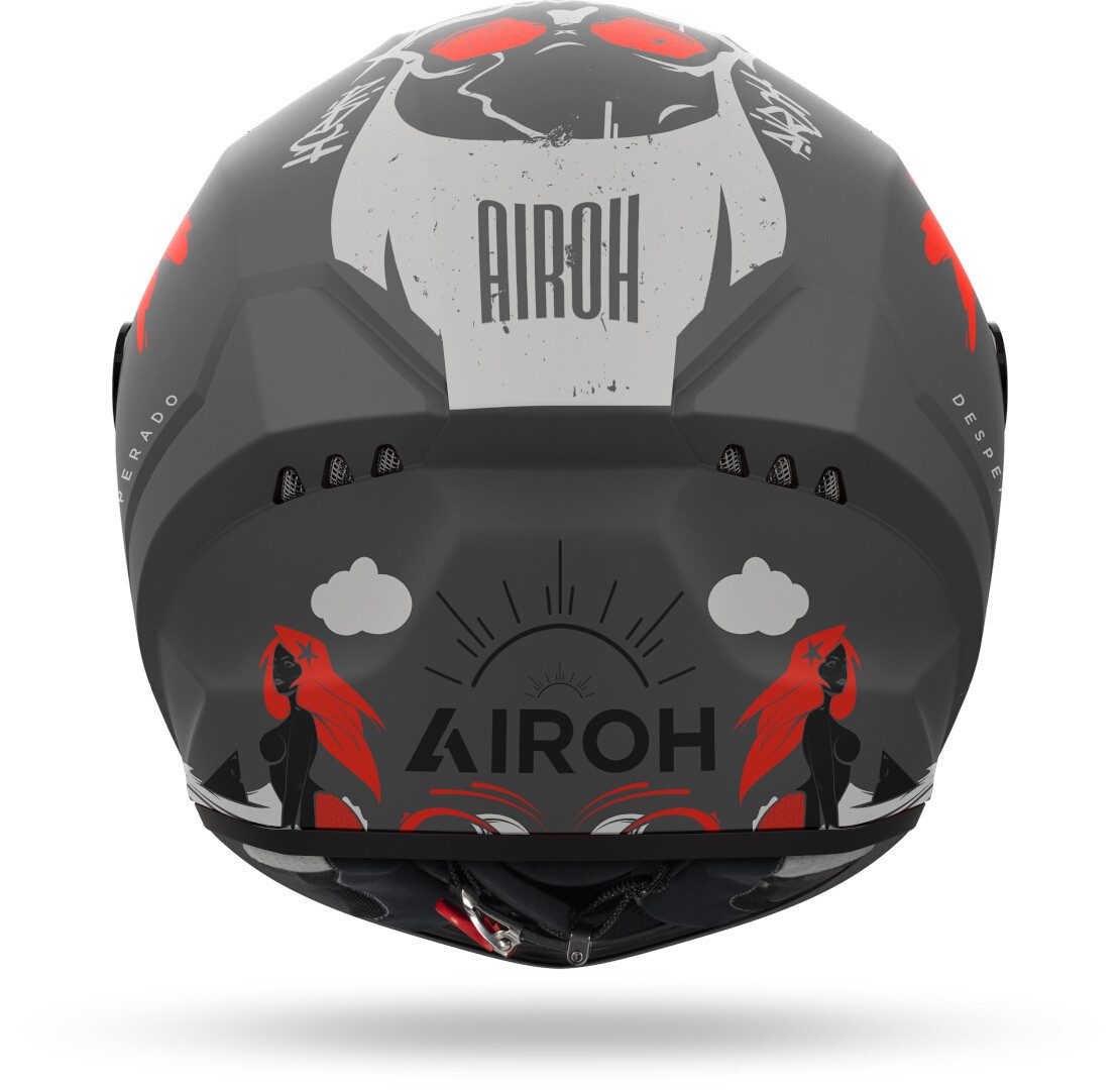 Airoh Motorradhelm Connor Desperado Helm, vorbereitet für Kommunikationssystem