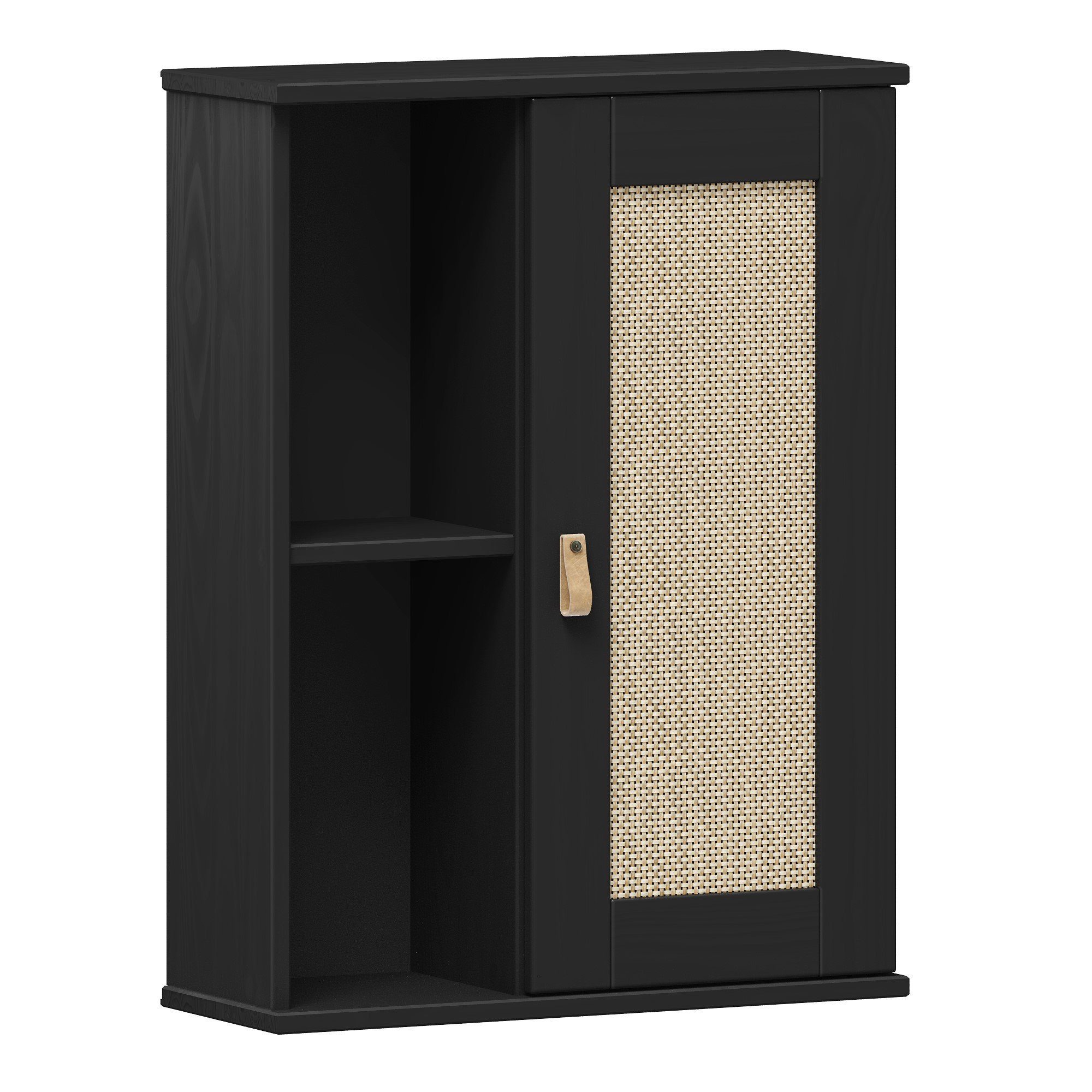 Woodroom Hängeschrank Valencia Kiefer massiv Oberfläche lackiert BxHxT 52x70x21 cm