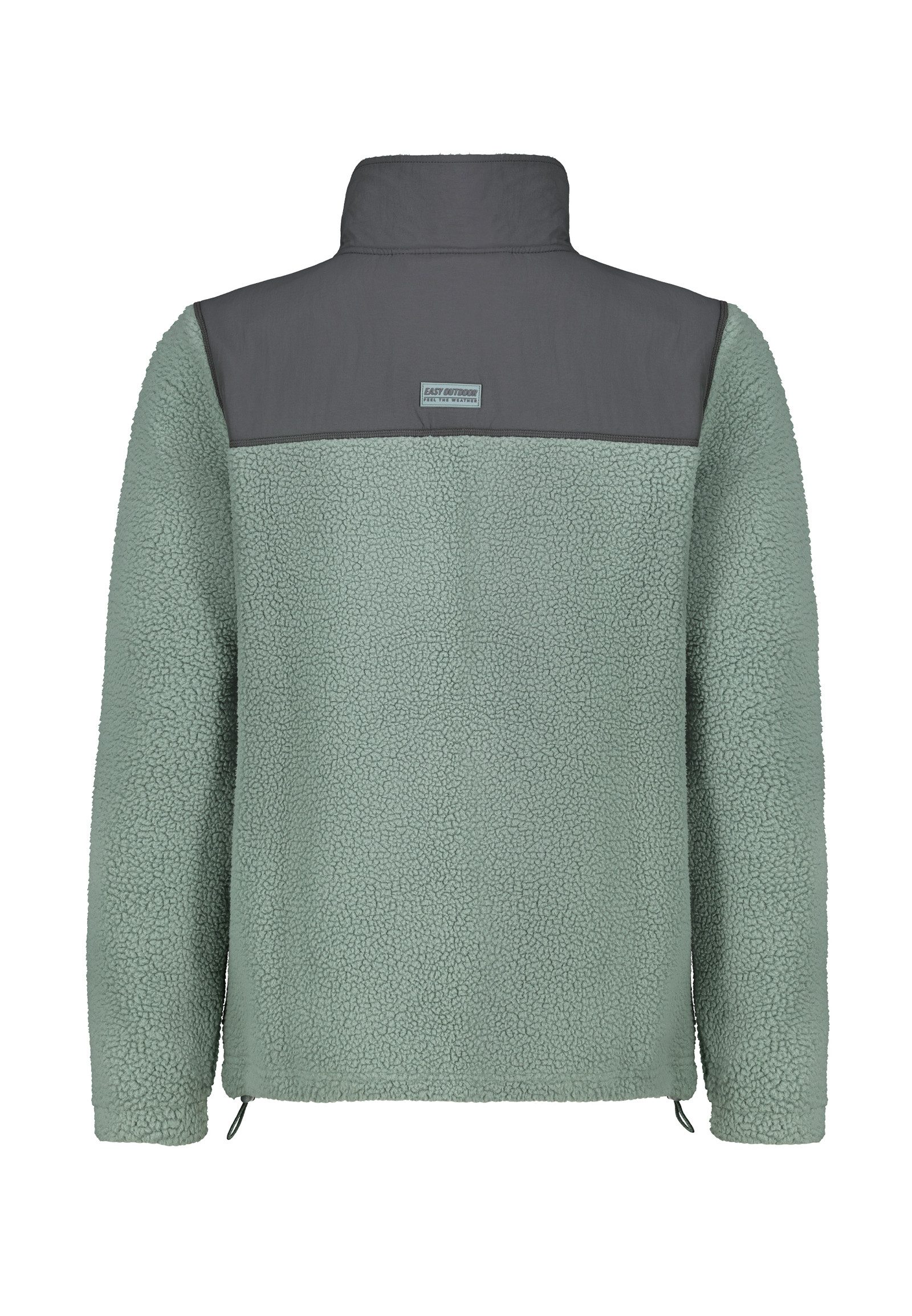 SUBLEVEL Fleecejacke Herren Teddyfleecejacke mit Brusttasche und Stehkr Fle günstig online kaufen