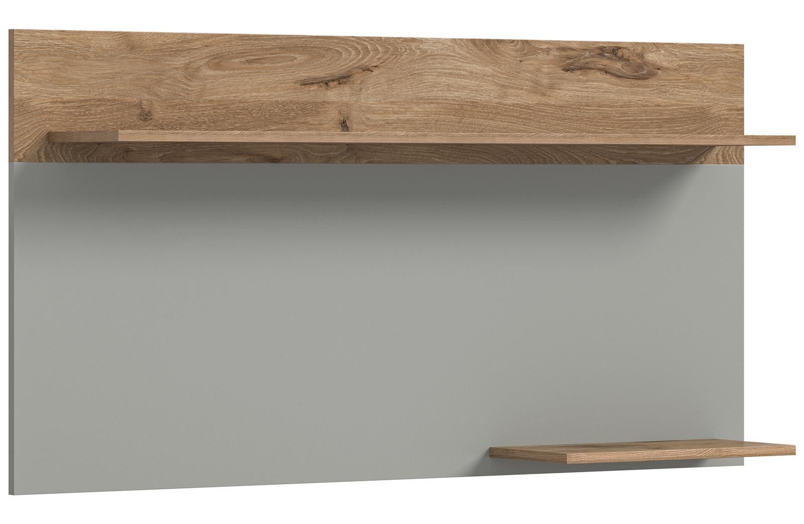 möbelvita Hängeregal Cielo Wandboard B/H/T 140x70x22 in Hellgrau