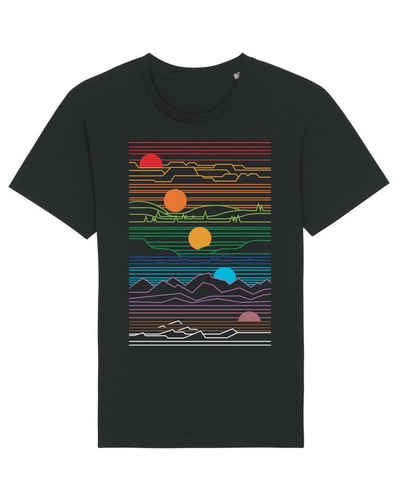 wat? Apparel Print-Shirt Sun And Moon (1-tlg)
