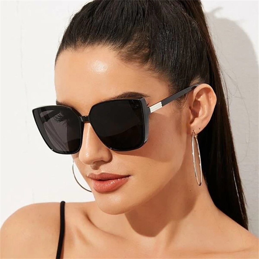 DAYUT Sonnenbrille Fashion Square Damen Frames mit Vintage Cat Style Eye Sonnenbrille (1-St)