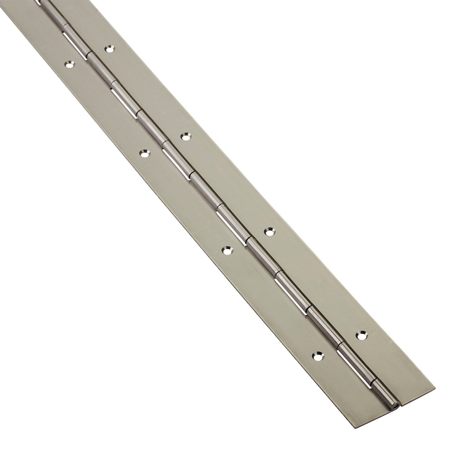 SO-TECH® Möbelbeschlag Stangenscharnier 1000 mm Edelstahl matt, 1000 x 50 x 1,5 mm