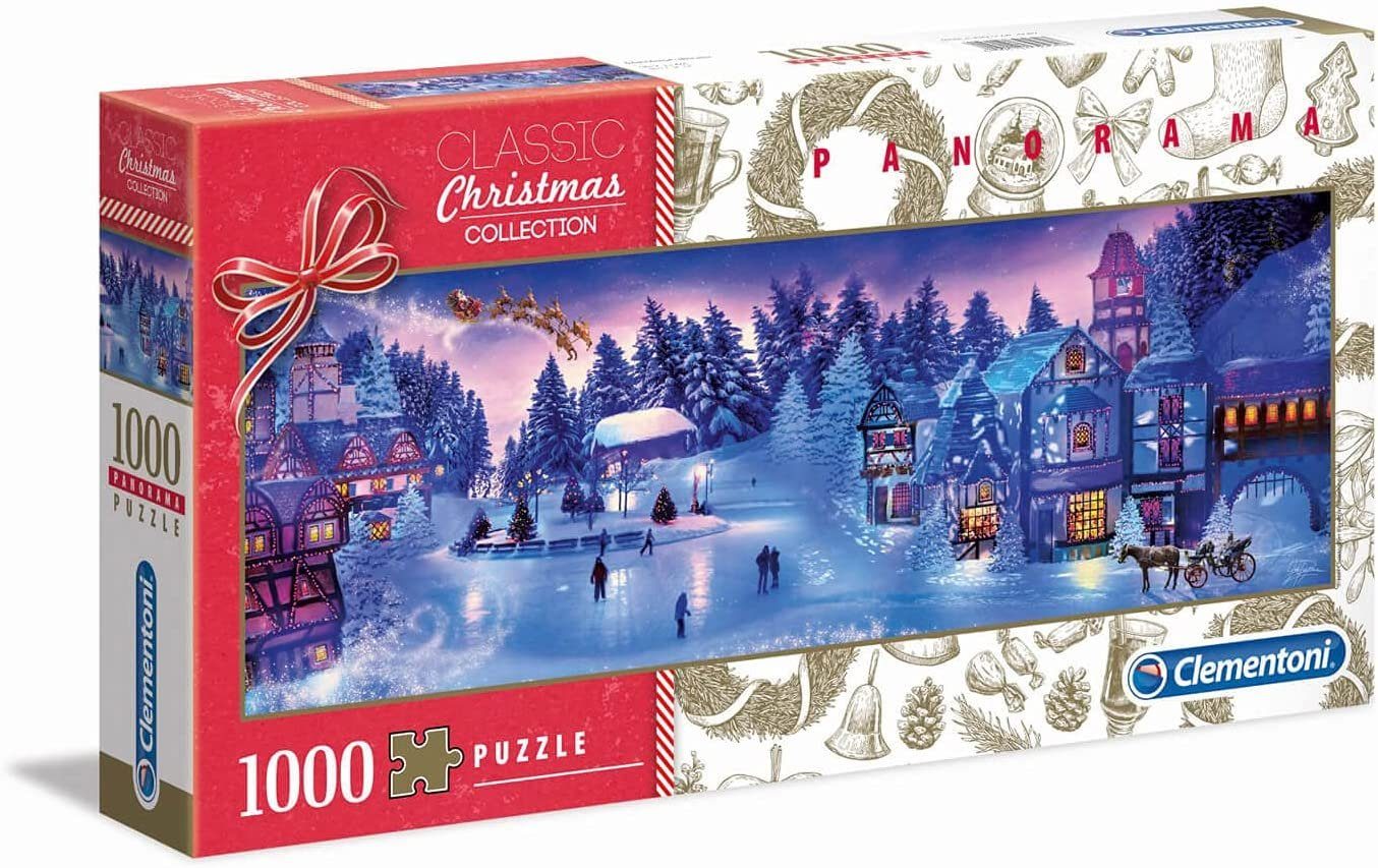 Clementoni® Puzzle 39582 Christmas Collection Weihnachtstraum, 1000 Puzzleteile, Made in Europe