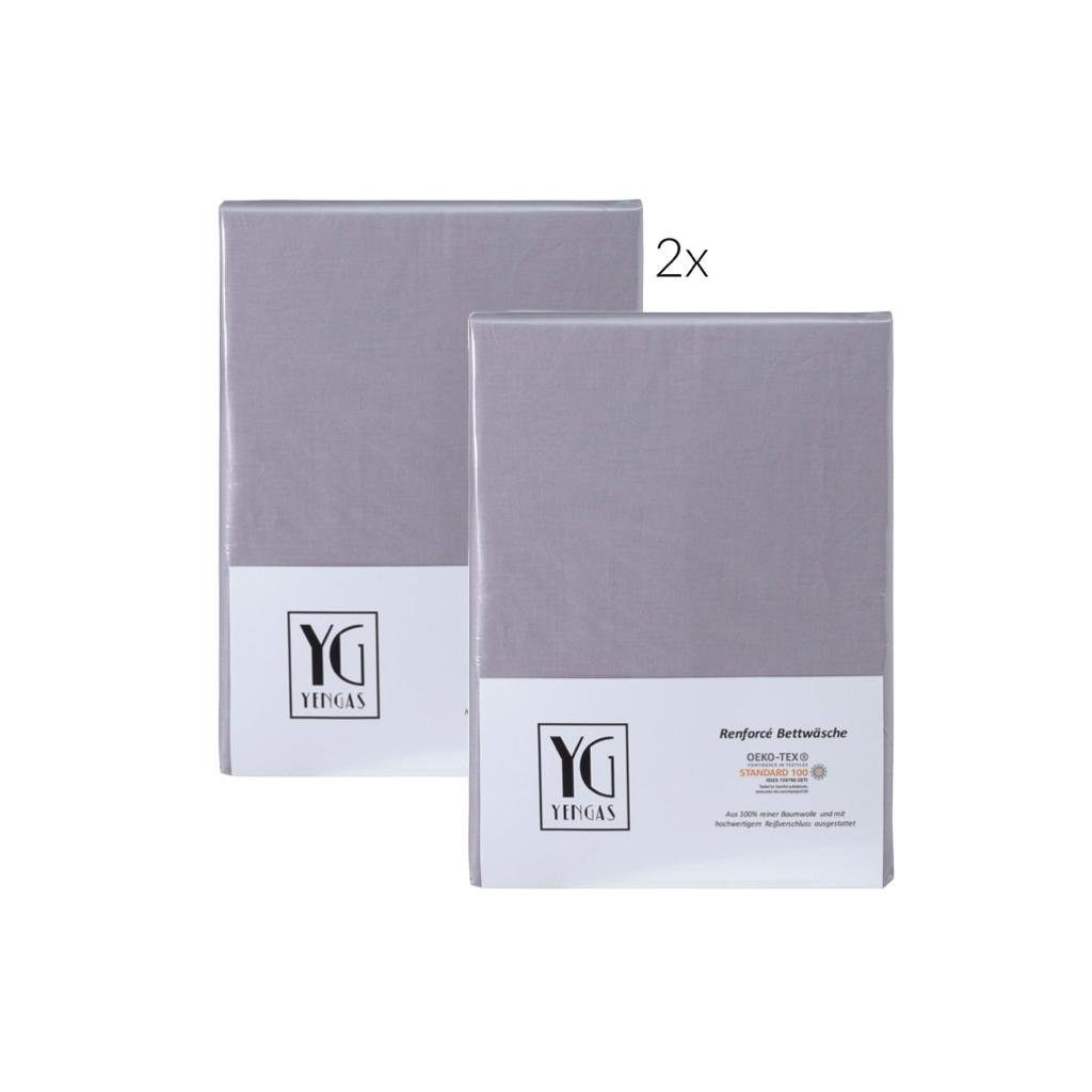 YENGAS Bettwäsche mit Reißverschluss, 100% Baumwolle, günstig online kaufen