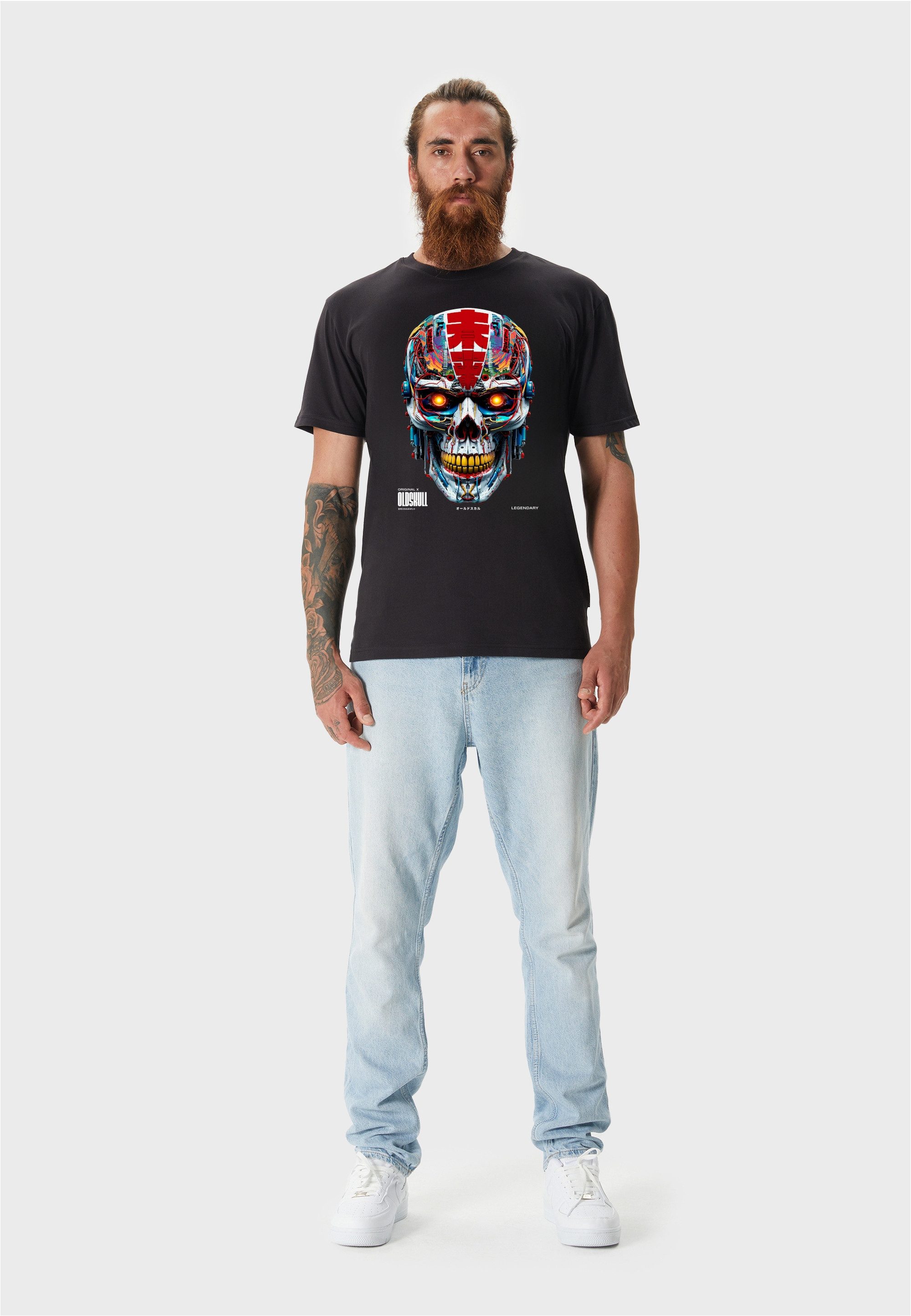 Oldskull T-Shirt Xtreme Vivid Skull (1-tlg) mit coolem Print günstig online kaufen