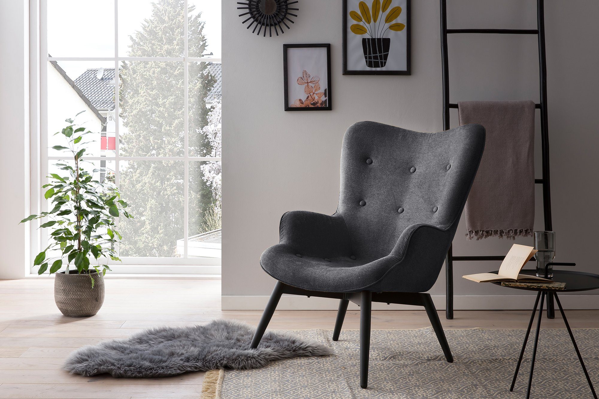 SalesFever Sessel (1-St), Zierknöpfe in der günstig online kaufen