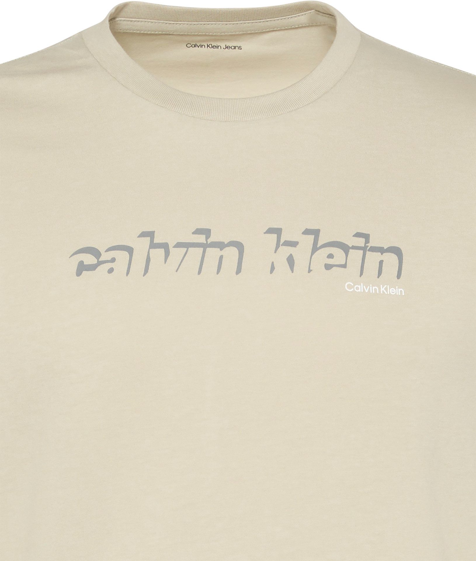 Calvin Klein Jeans T-Shirt SS 30s E CLVN LN 3D Mit Rundhalsausschnitt
