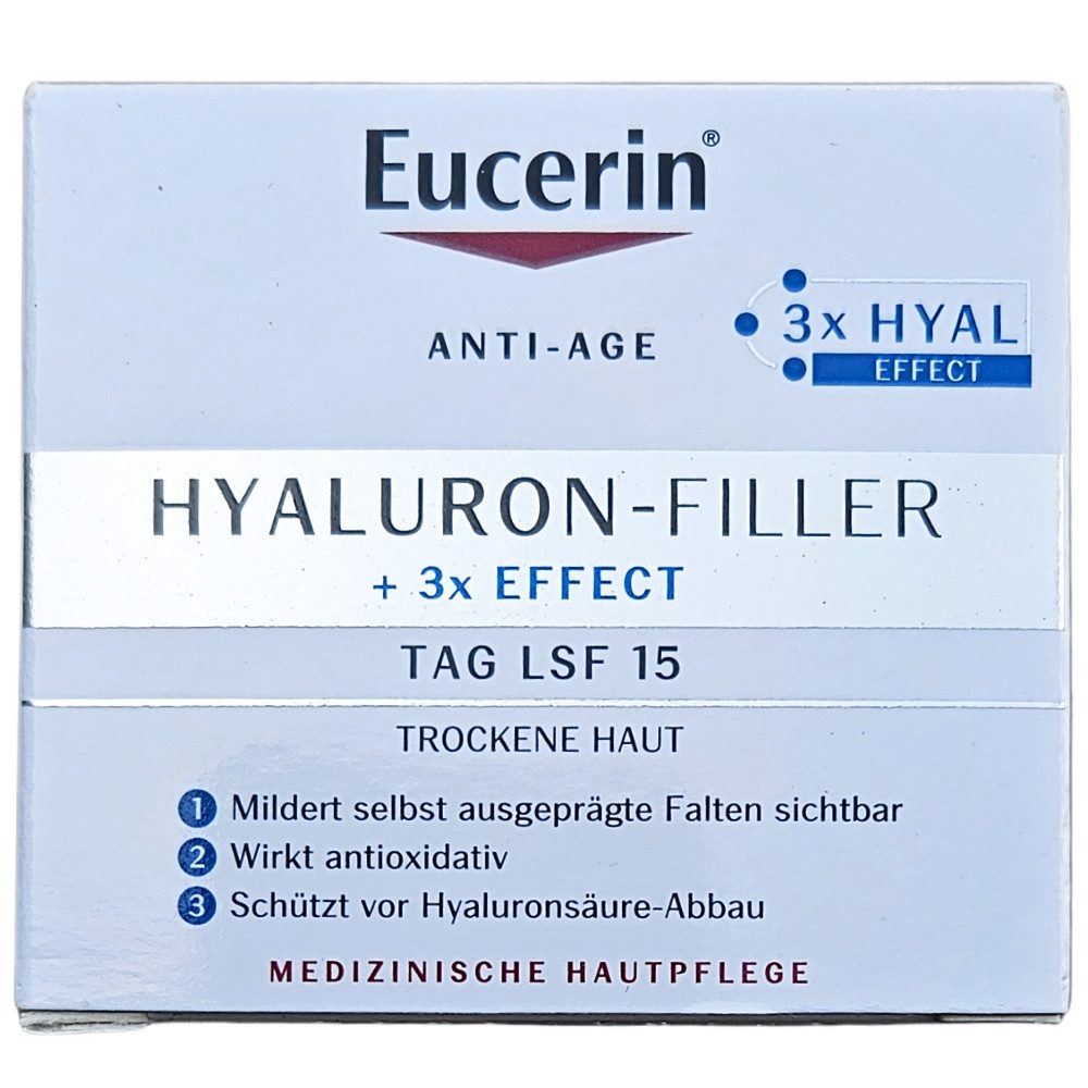 Eucerin Gesichtspflege EUCERIN Anti-Age Hyaluron-Filler Tag t.H.LSF 15 50ml PZN 07608420